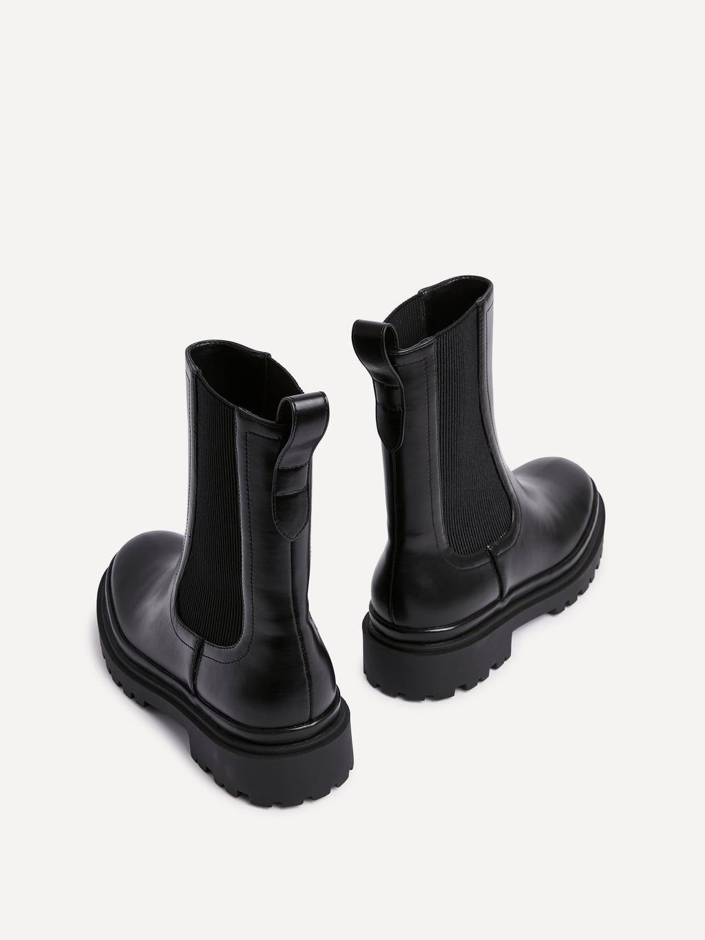 Command Black Chunky Chelsea Boots