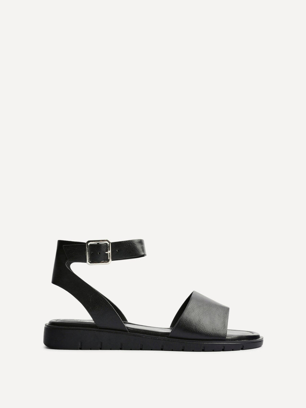Denia Wide Fit Black Sandals