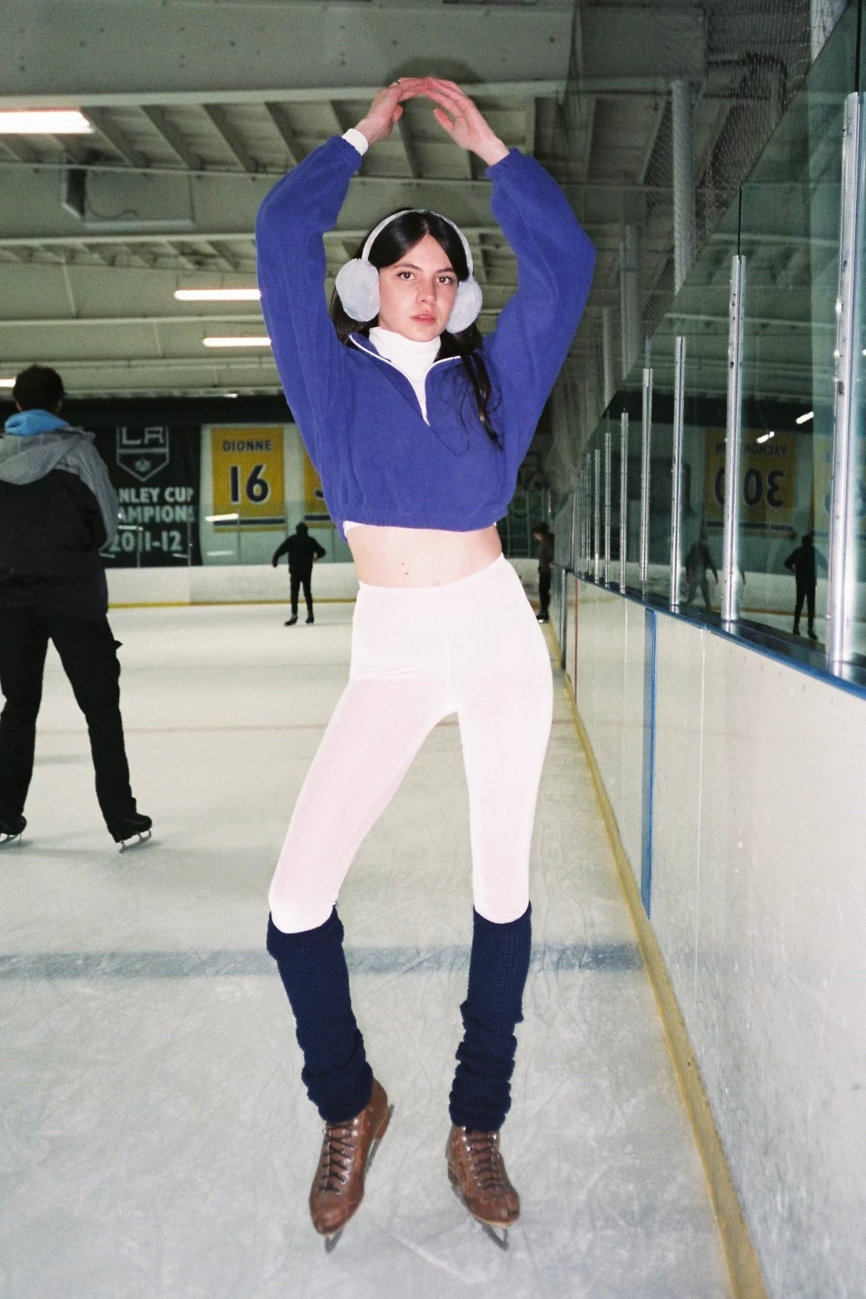 PF306 - Cropped Polar Fleece Half Zip Pullover