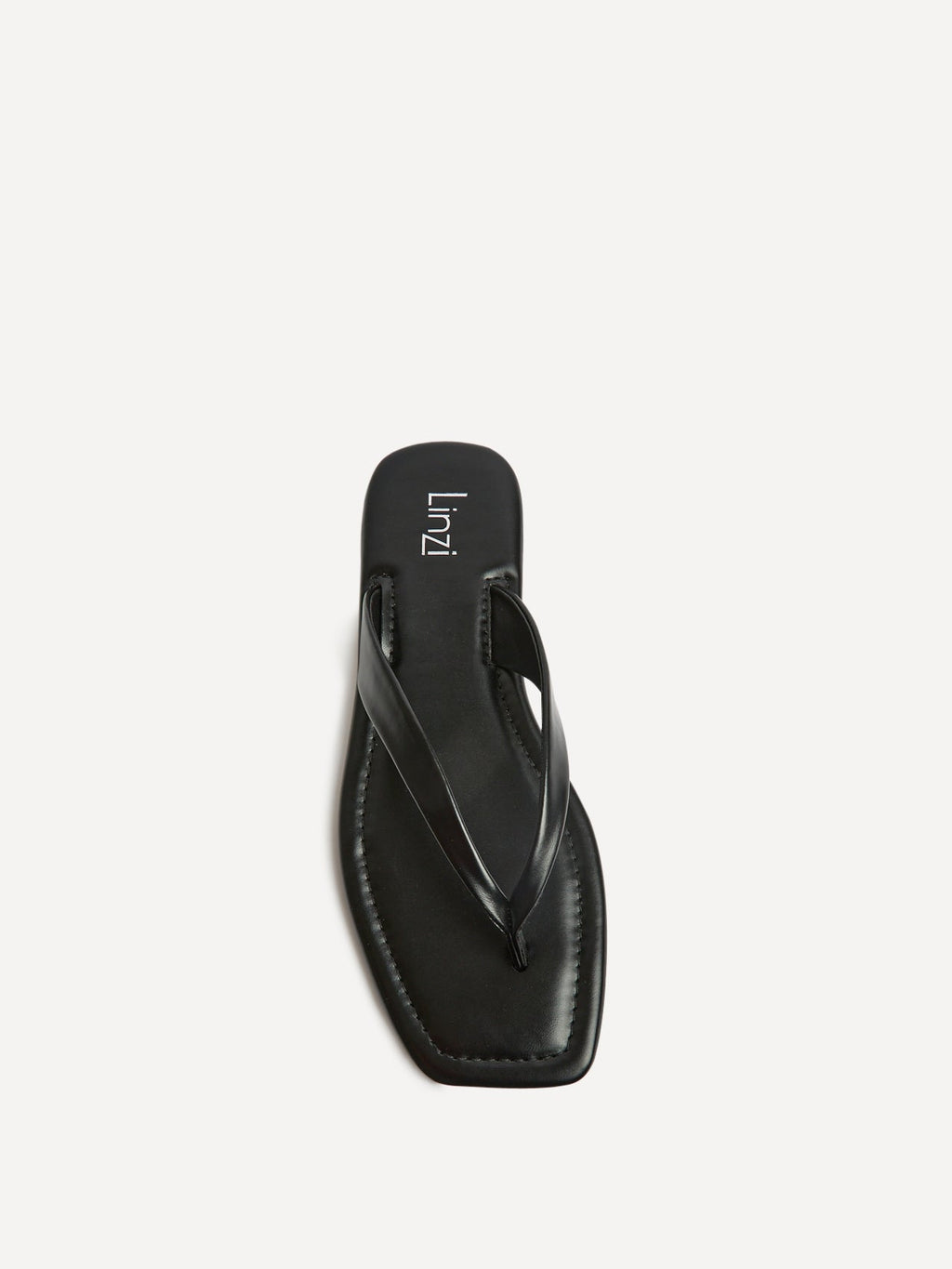 Element Black Toe Post Flat Sandals