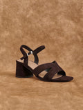 Empire Wide Fit Brown Block Heels