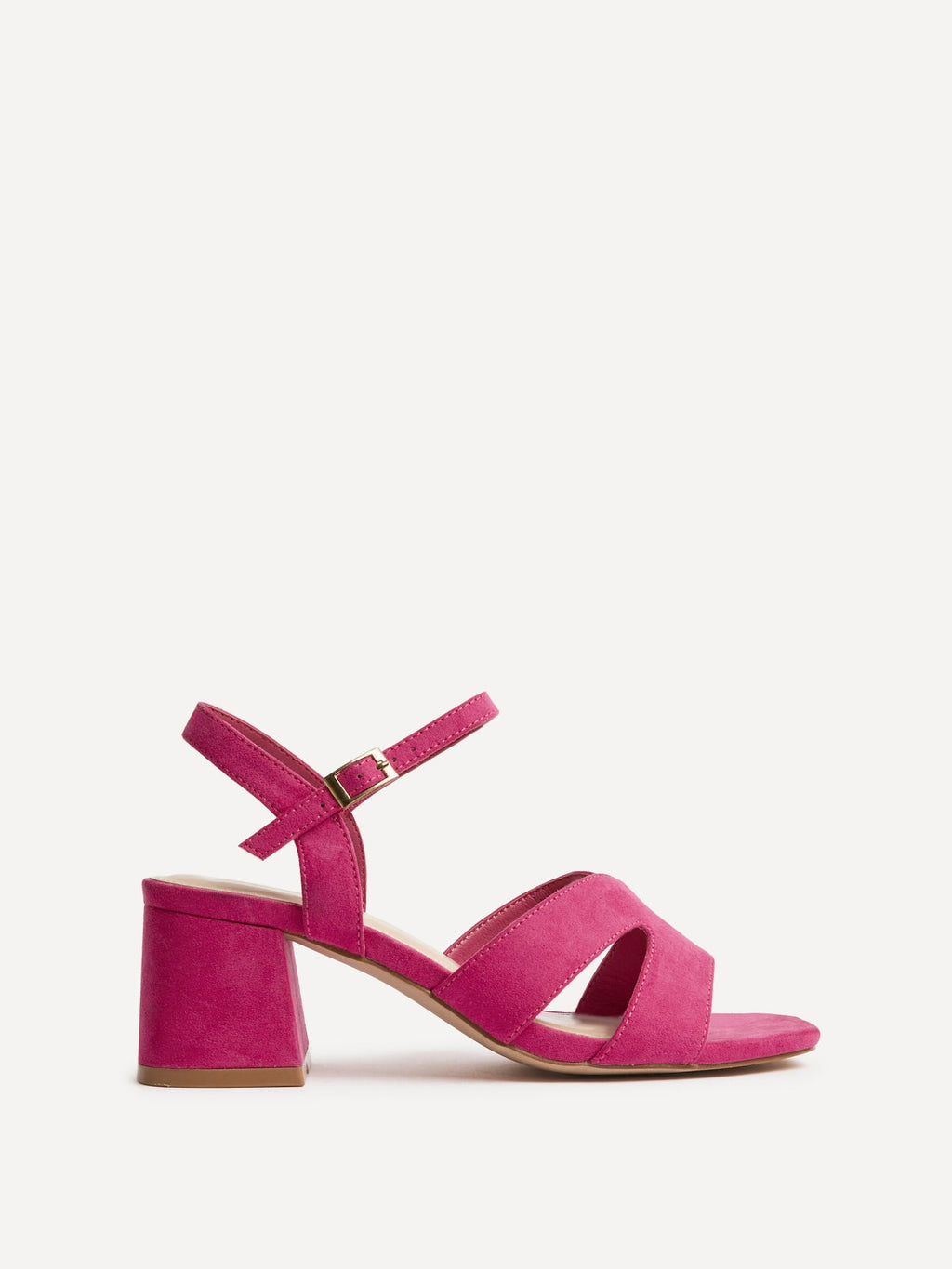 Empire Wide Fit Fuchsia Block Heels