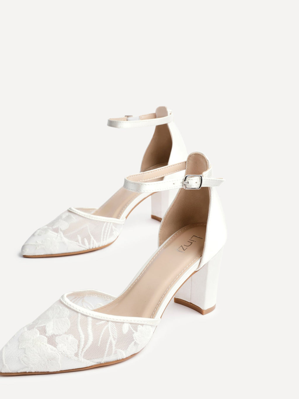 Essence Bridal Lace Court Heels