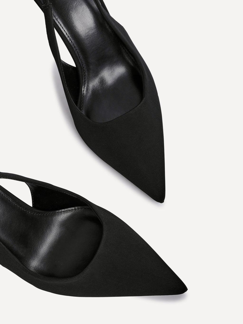 Dash Black Scuba Court Heels
