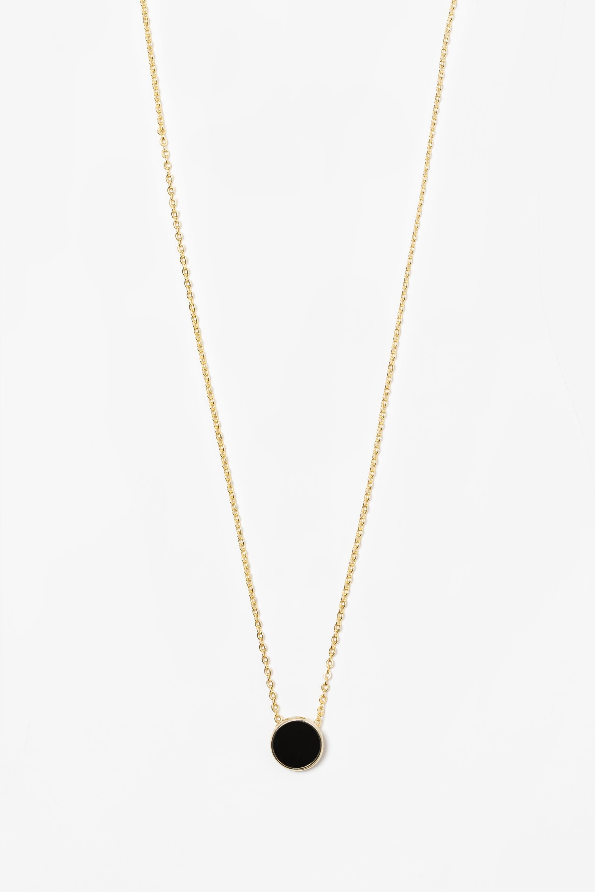 NCKES90 - 9mm Enamel Stud Necklace