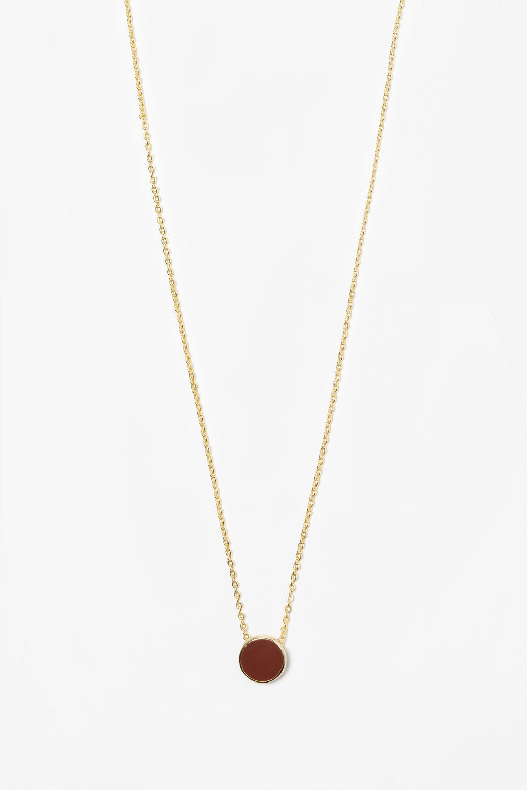 NCKES90 - 9mm Enamel Stud Necklace