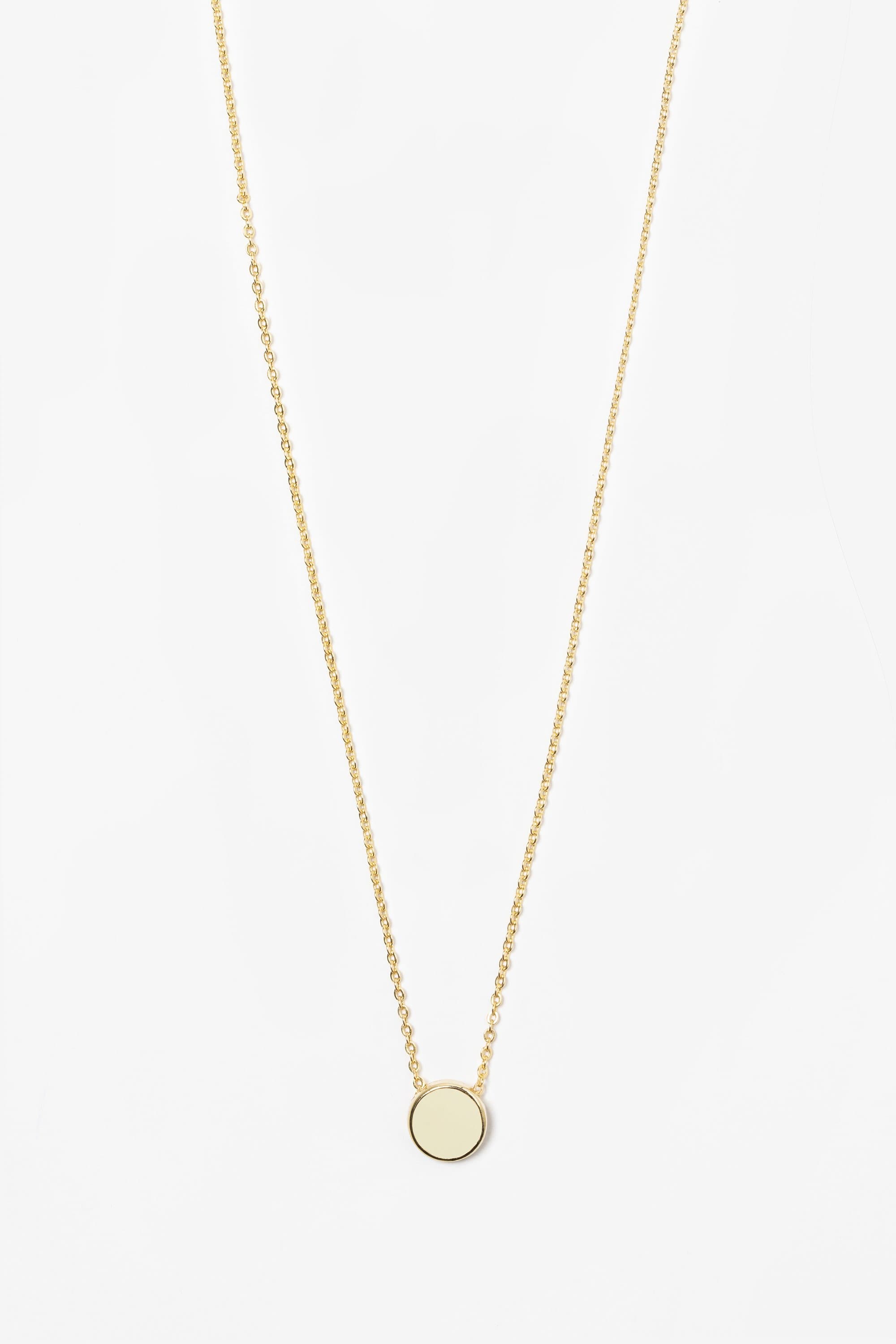 NCKES90 - 9mm Enamel Stud Necklace