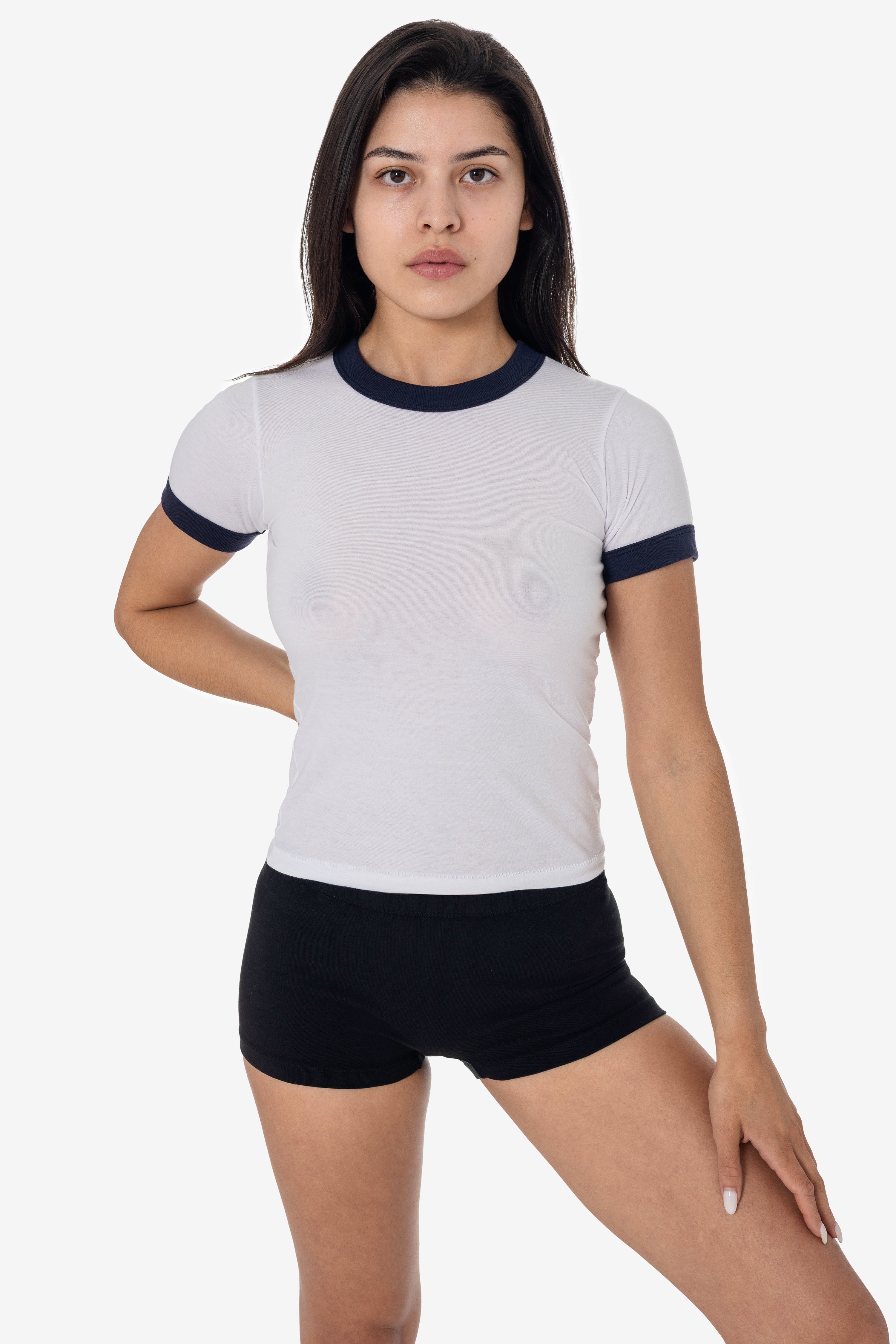 FF310 - Women's Poly Cotton Ringer Tee