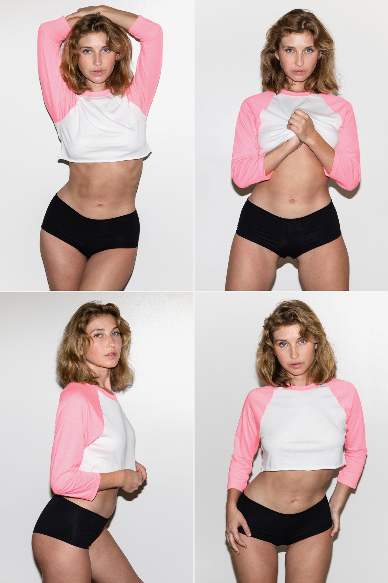 FF354 - Poly Cotton Cropped Raglan