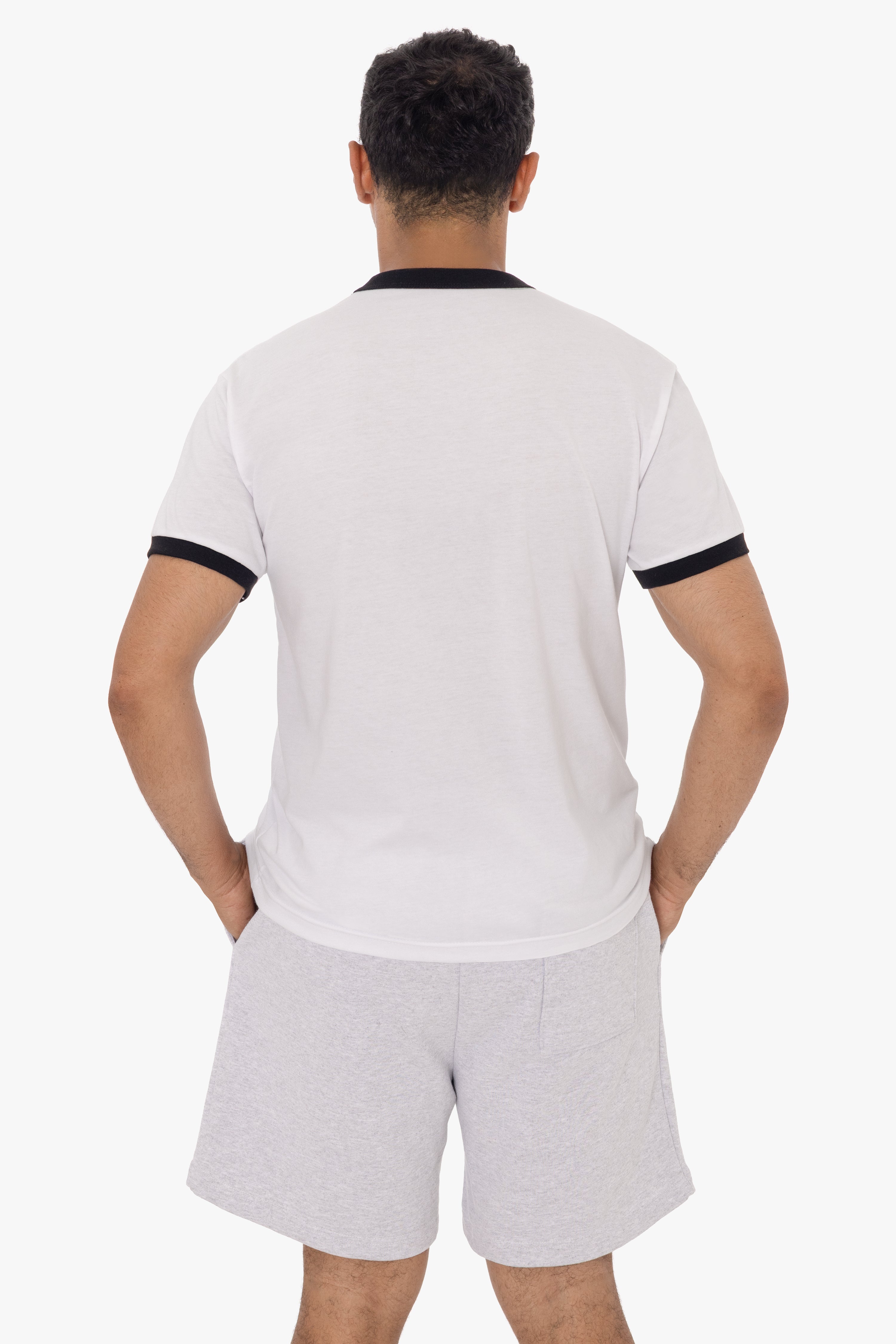FF410 - Men's Poly Cotton Ringer Tee