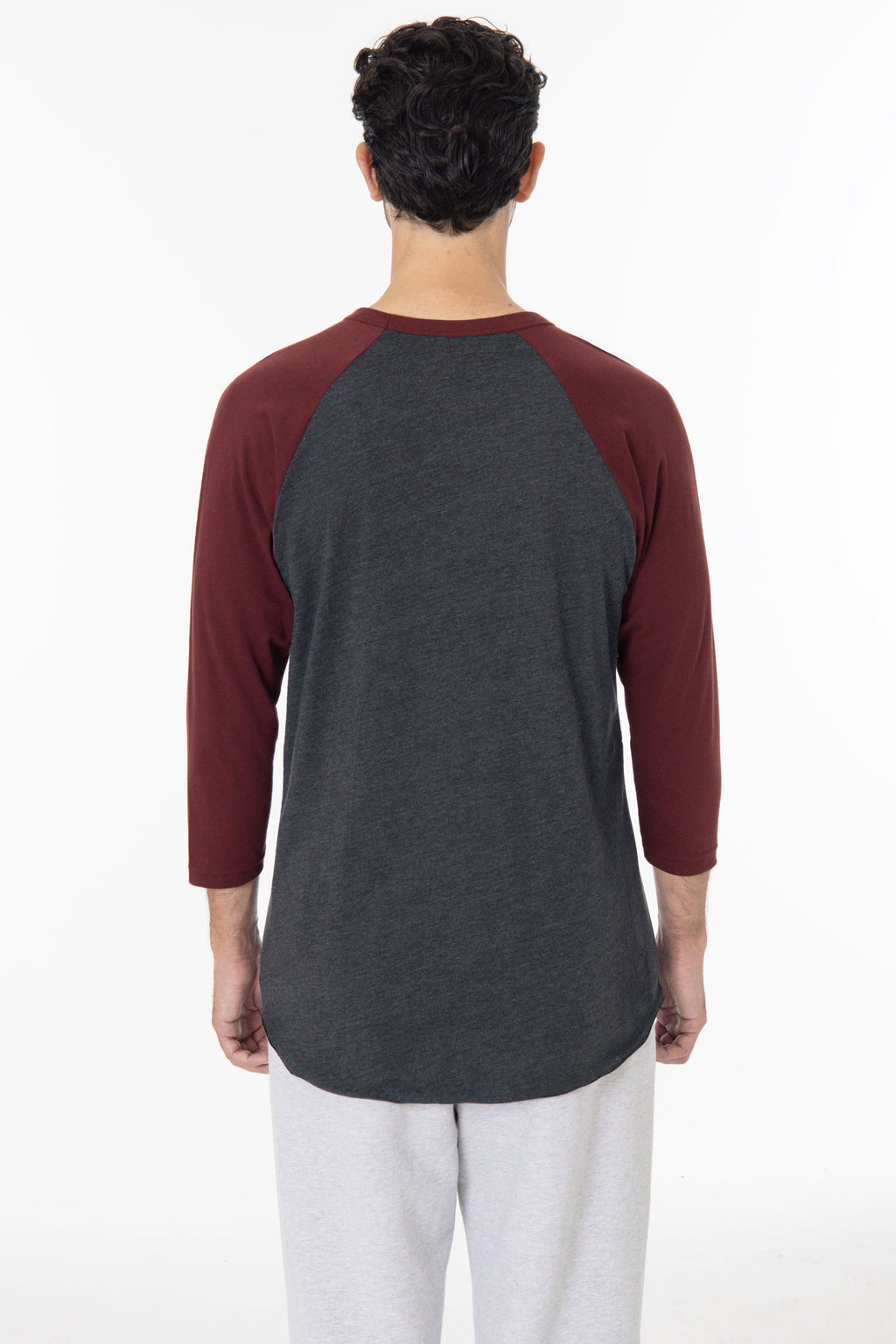 FF53 - 3/4 Sleeve Poly Cotton Raglan