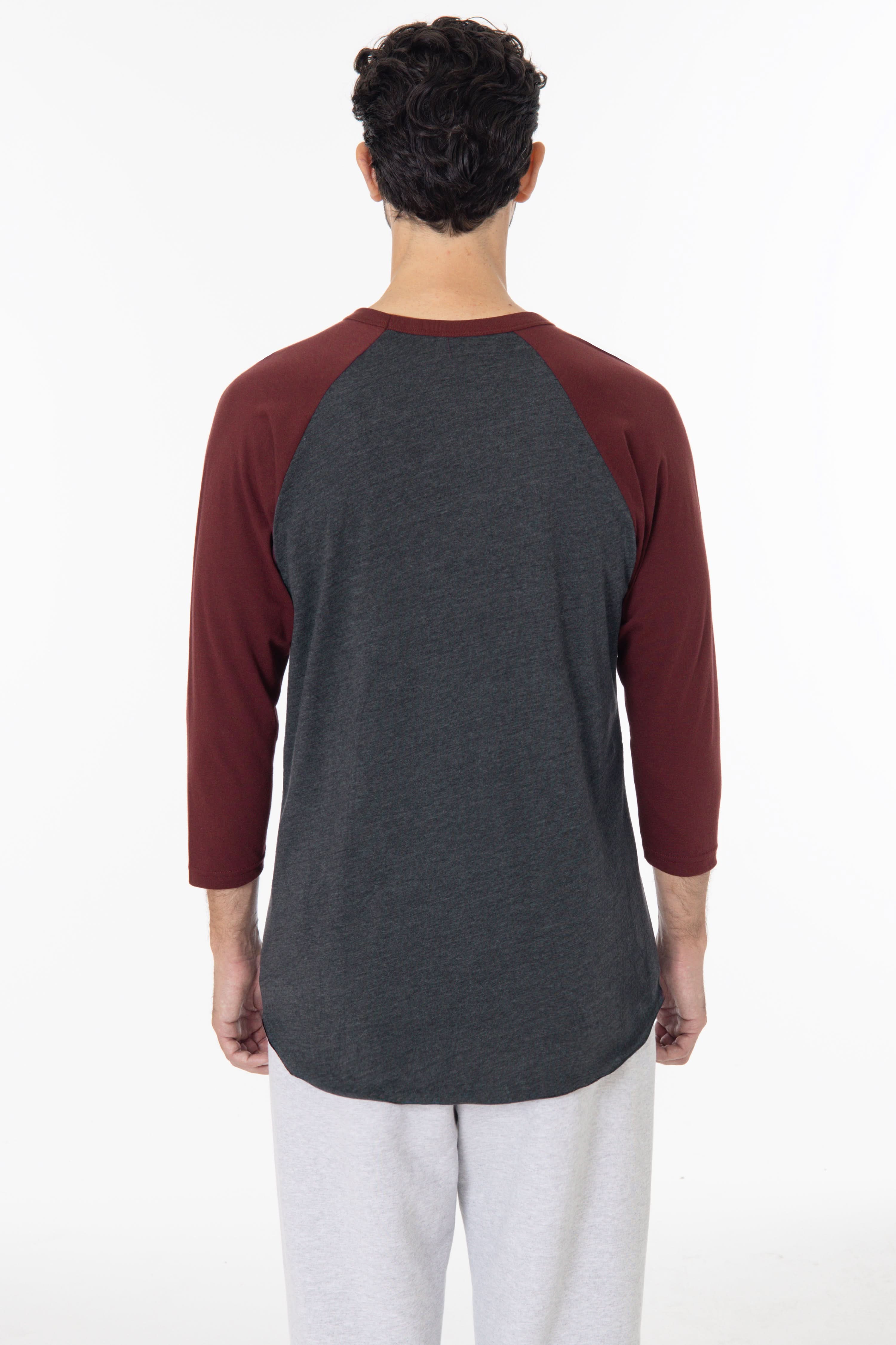 FF53 - 3/4 Sleeve Poly Cotton Raglan