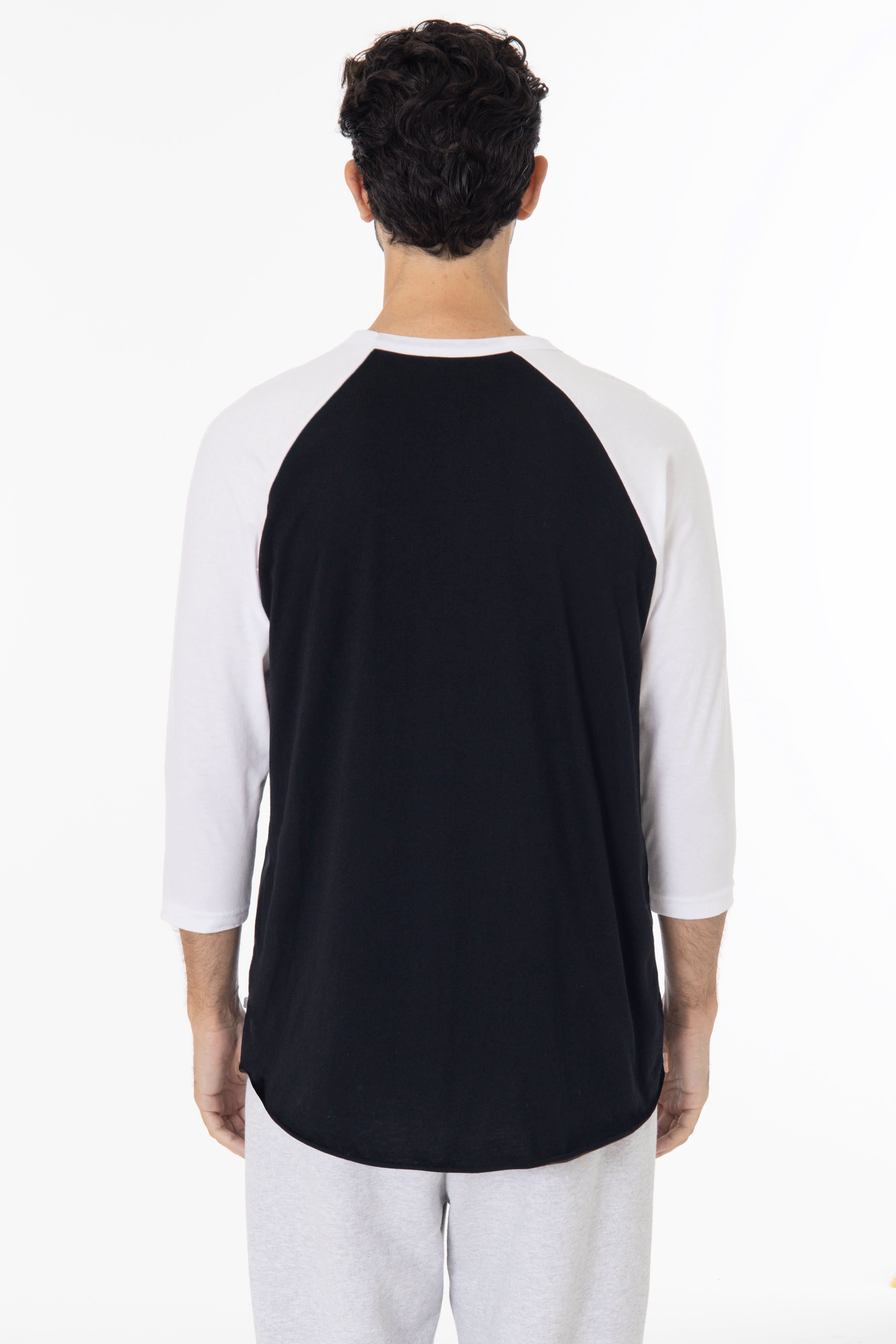 FF53 - 3/4 Sleeve Poly Cotton Raglan