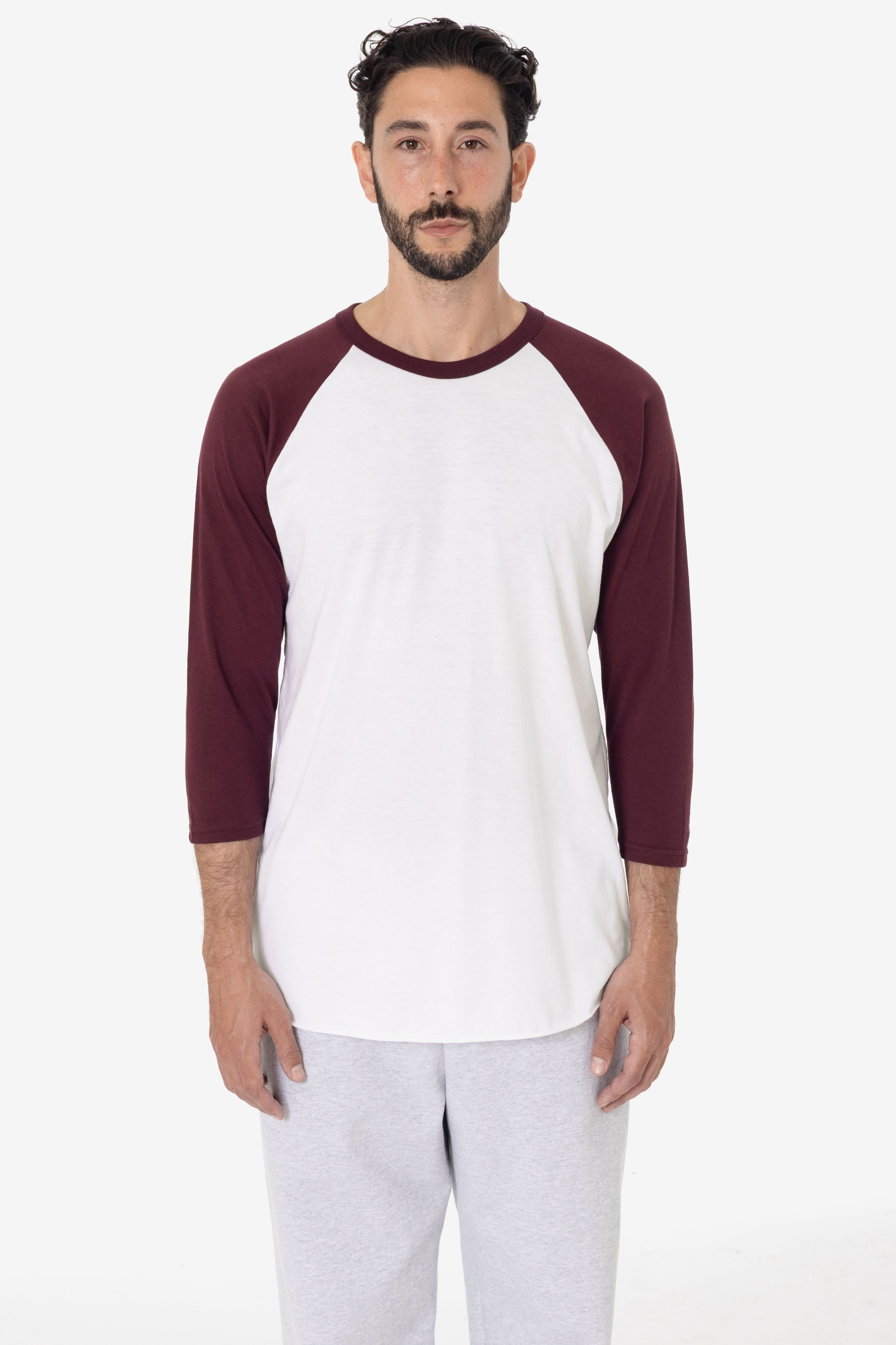 FF53 - 3/4 Sleeve Poly Cotton Raglan