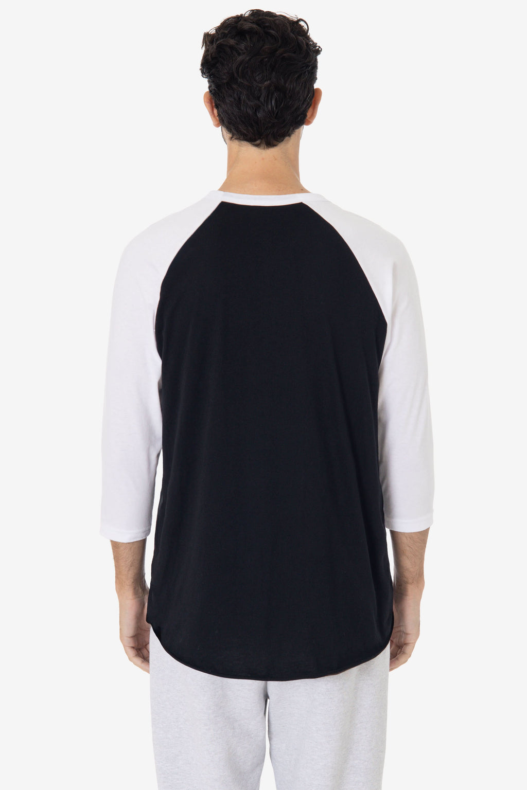 FF53 - 3/4 Sleeve Poly Cotton Raglan
