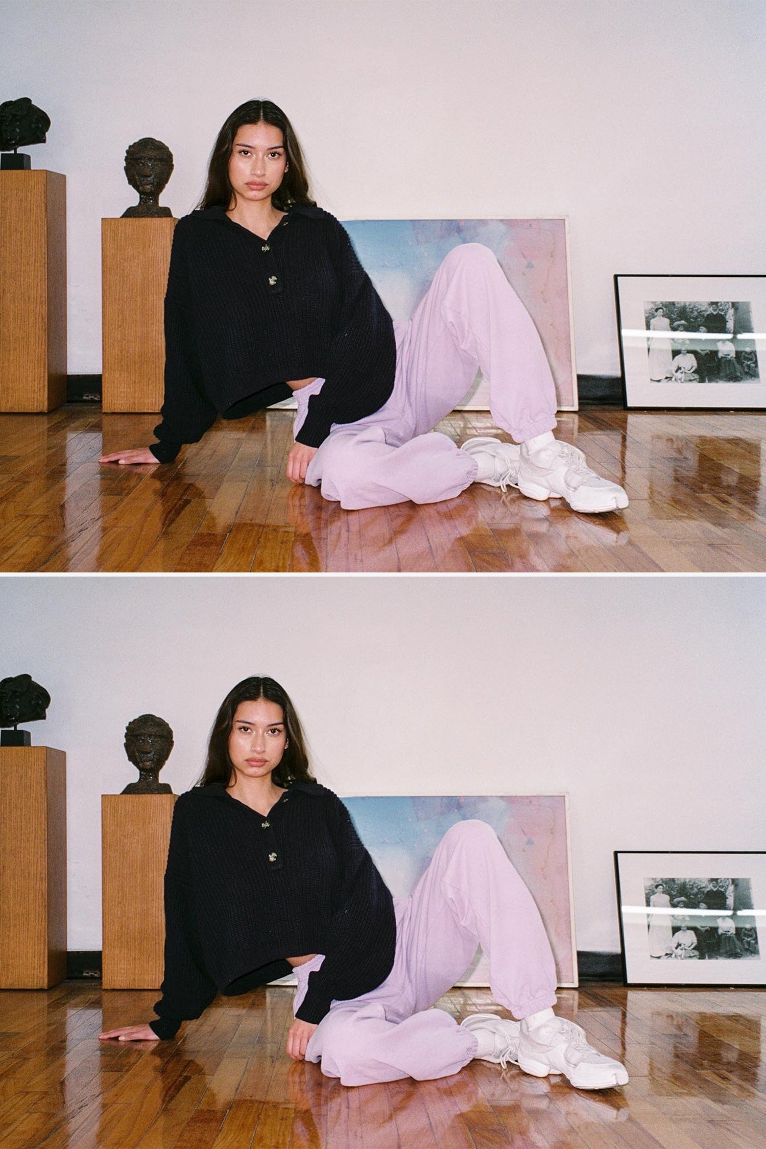 FM30GD - Fisherman Cropped Polo Pullover