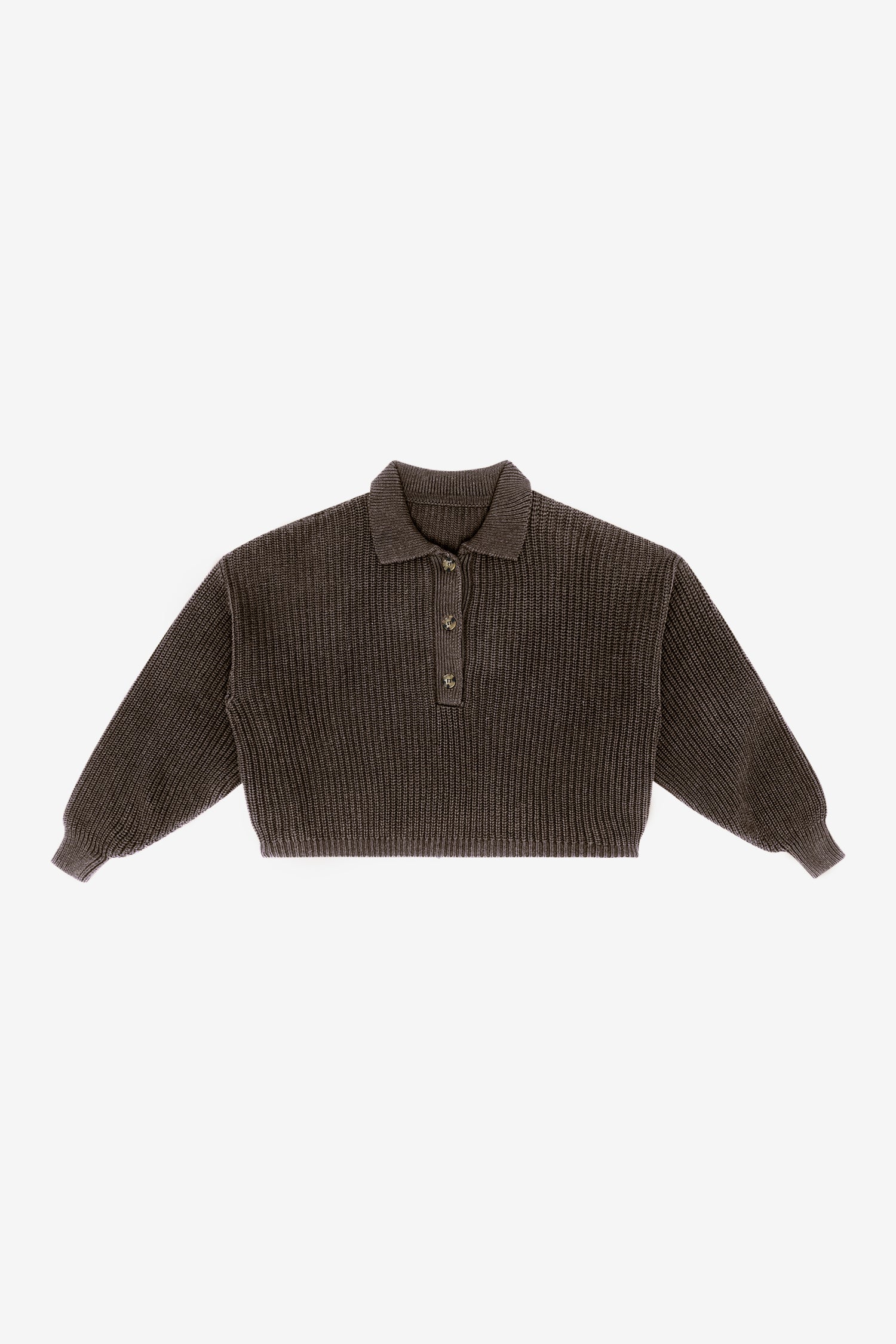 FM30GD - Fisherman Cropped Polo Pullover