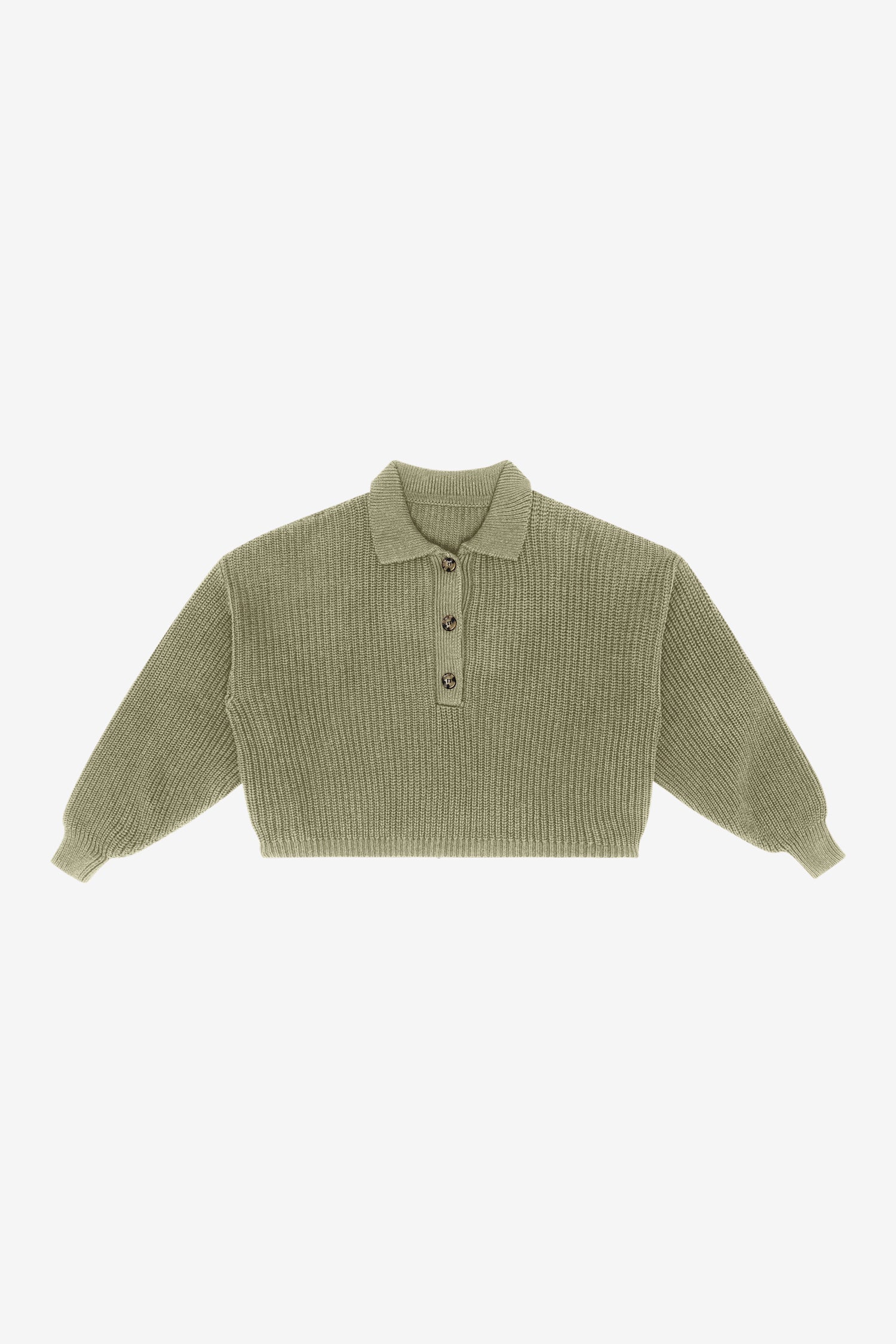 FM30GD - Fisherman Cropped Polo Pullover