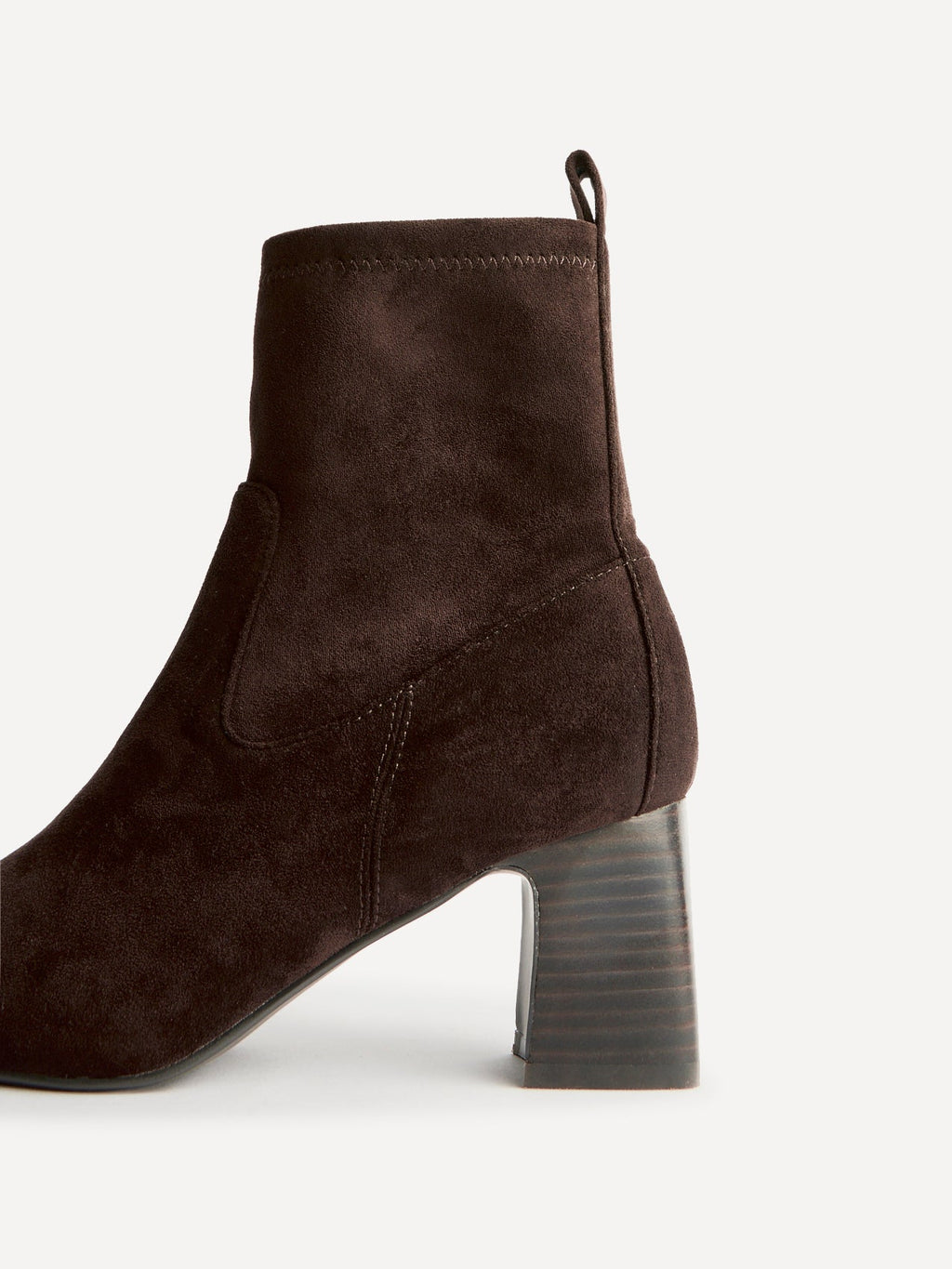 Francisco Brown Heeled Ankle Boots