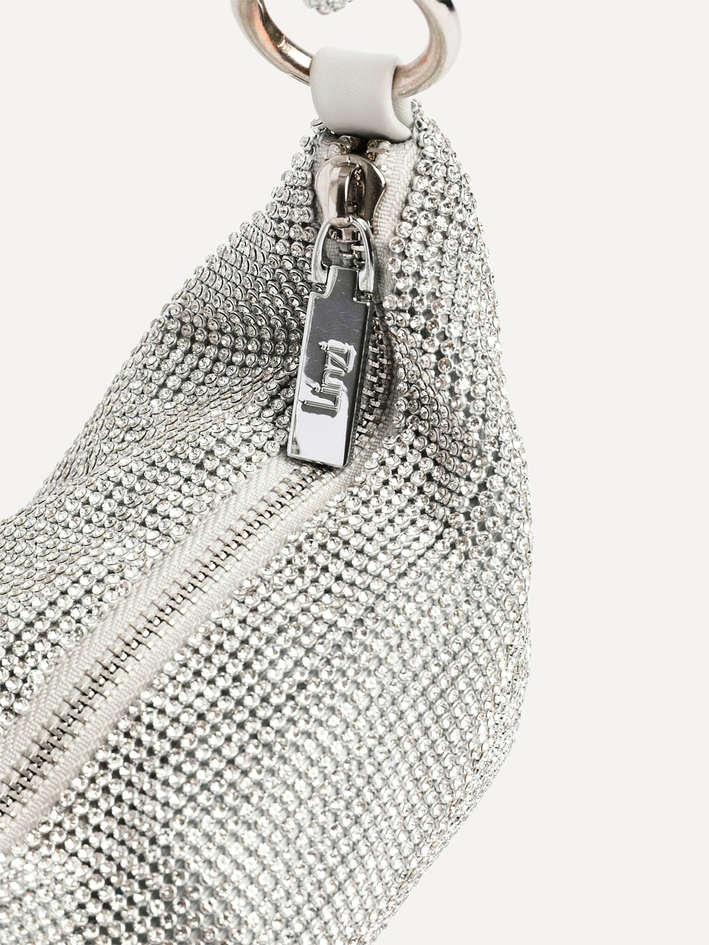 Dukes Silver Diamante Shoulder Bag