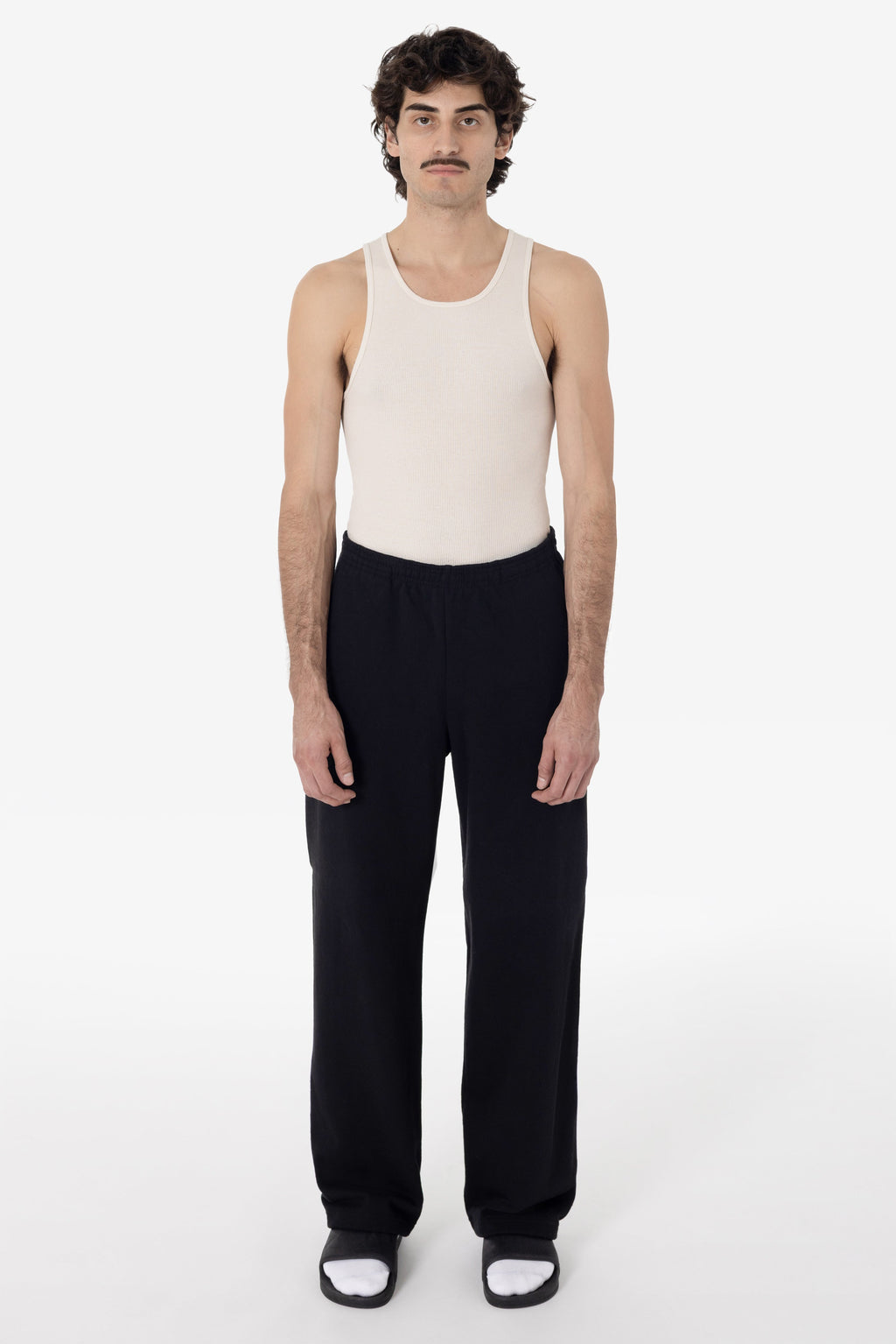 HF05 - Heavy Fleece Wide Leg Sweatpants (Piece Dye)