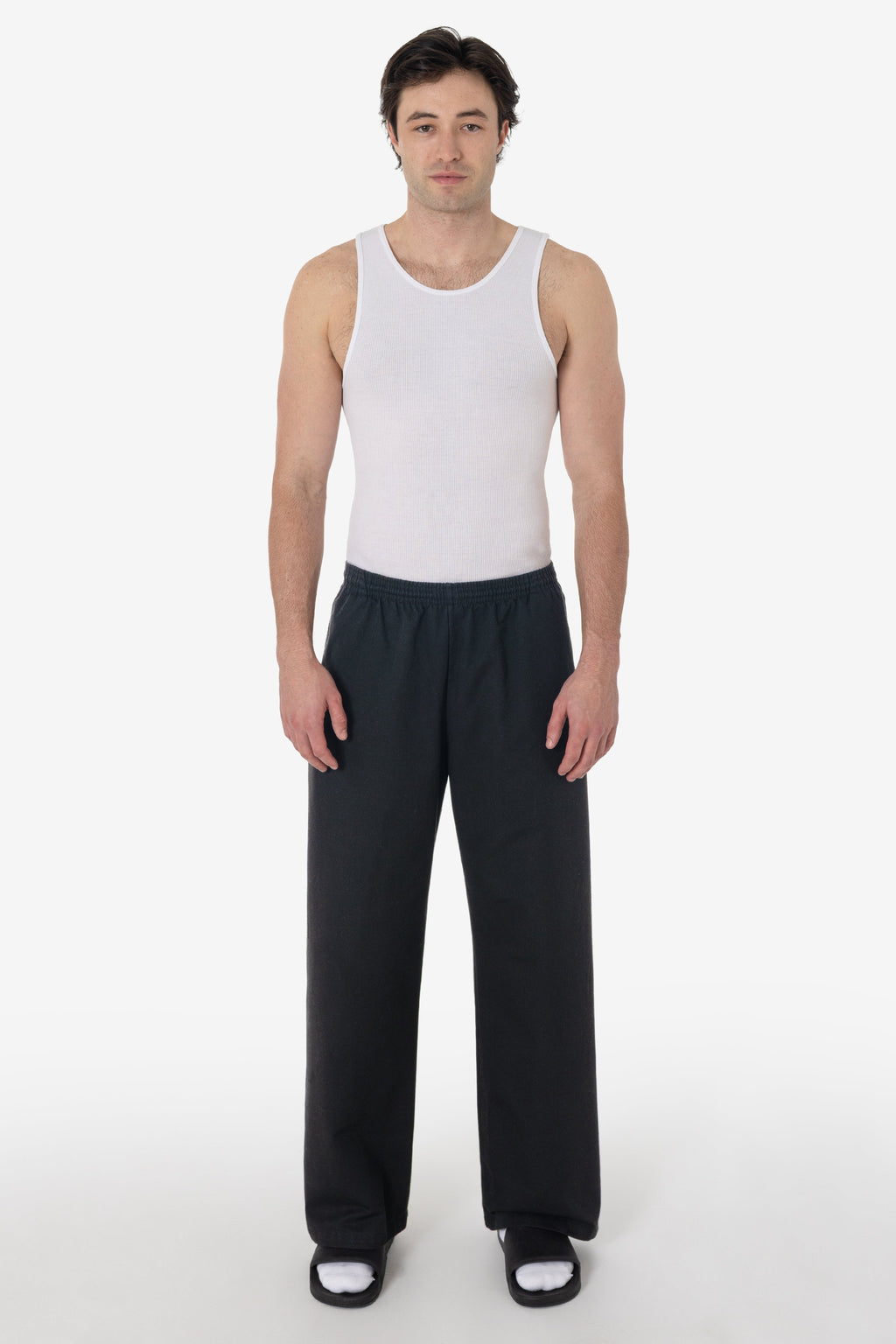 HF05 - Heavy Fleece Wide Leg Sweatpants (Piece Dye)