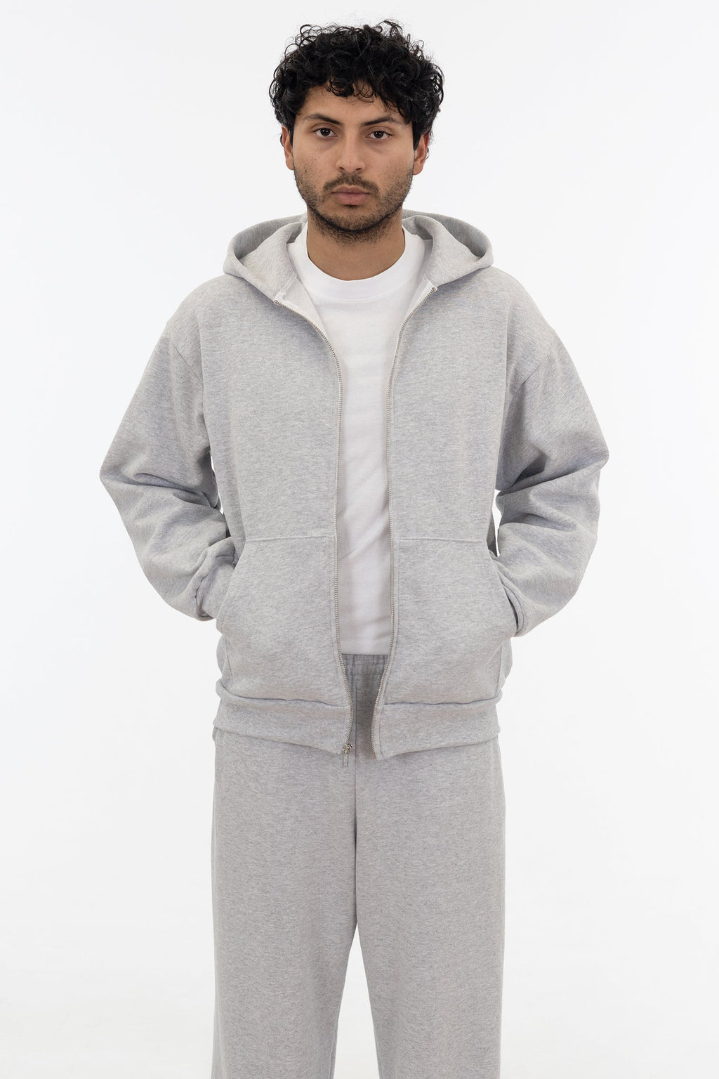 HF10 - Heavy Fleece Zip-Up Hoodie (Piece Dye)
