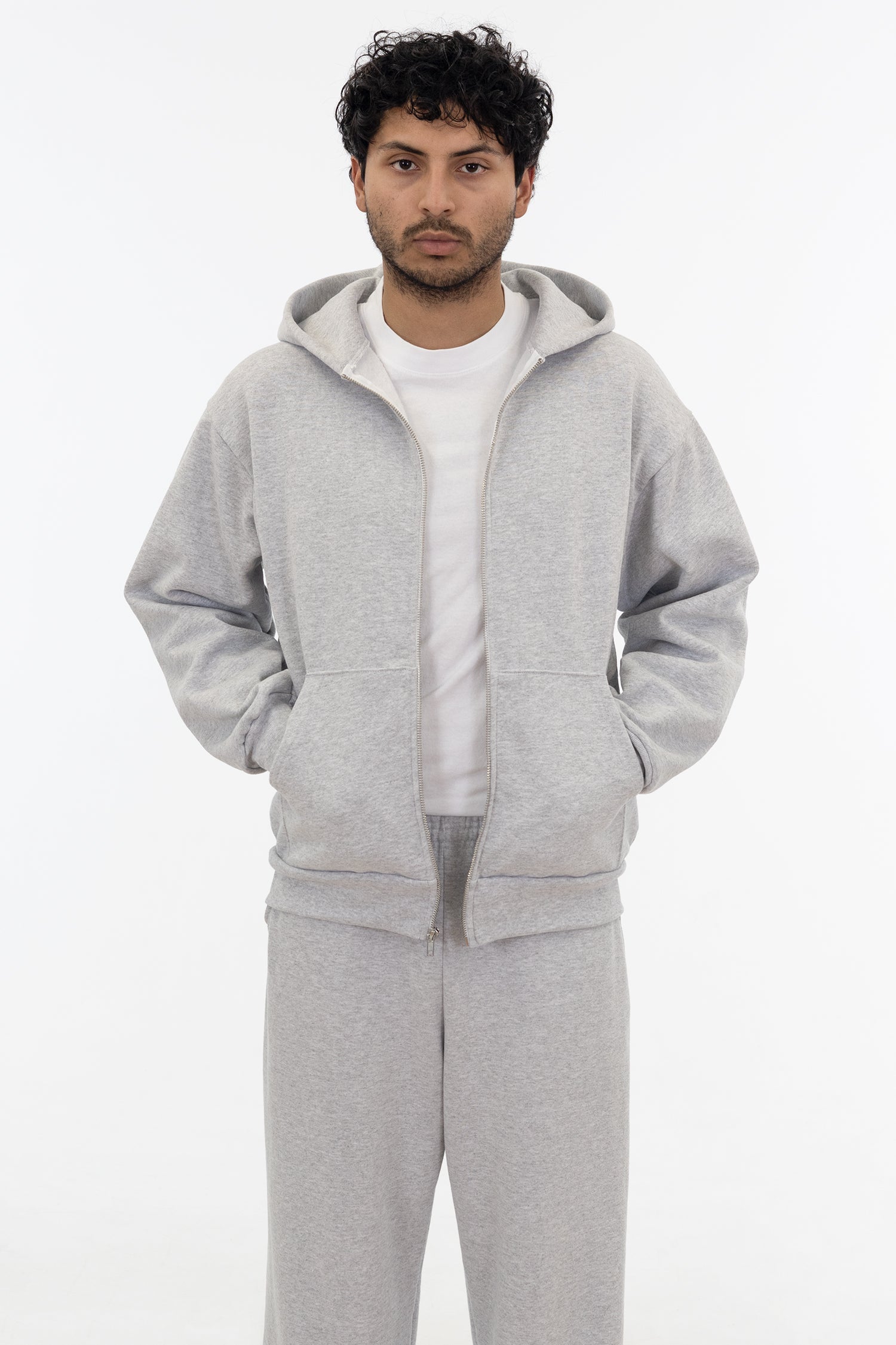 HF10 - Heavy Fleece Zip-Up Hoodie (Piece Dye)