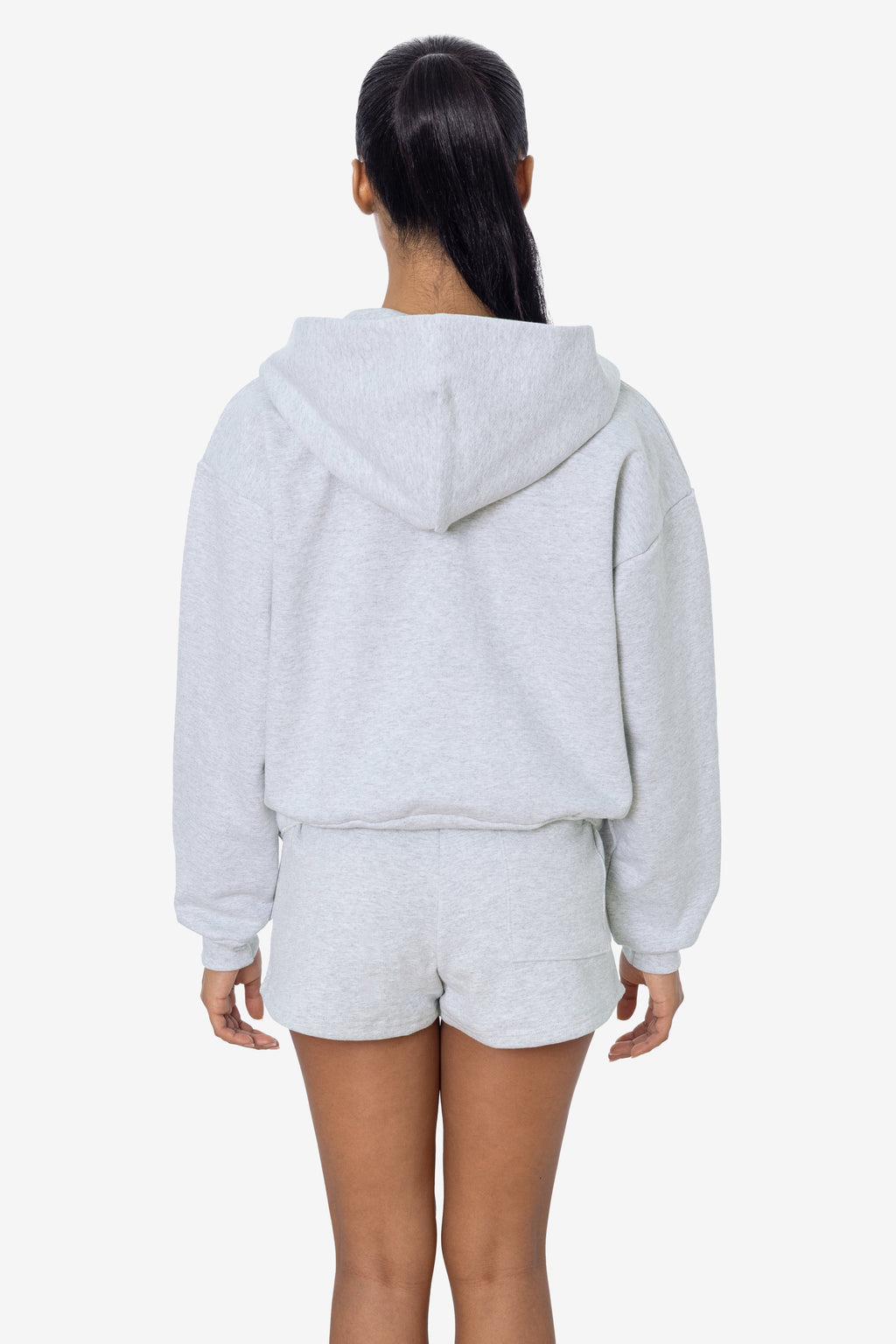 HF16 - Heavy Fleece Cropped Zip-Up Hoodie (Garment Dye)