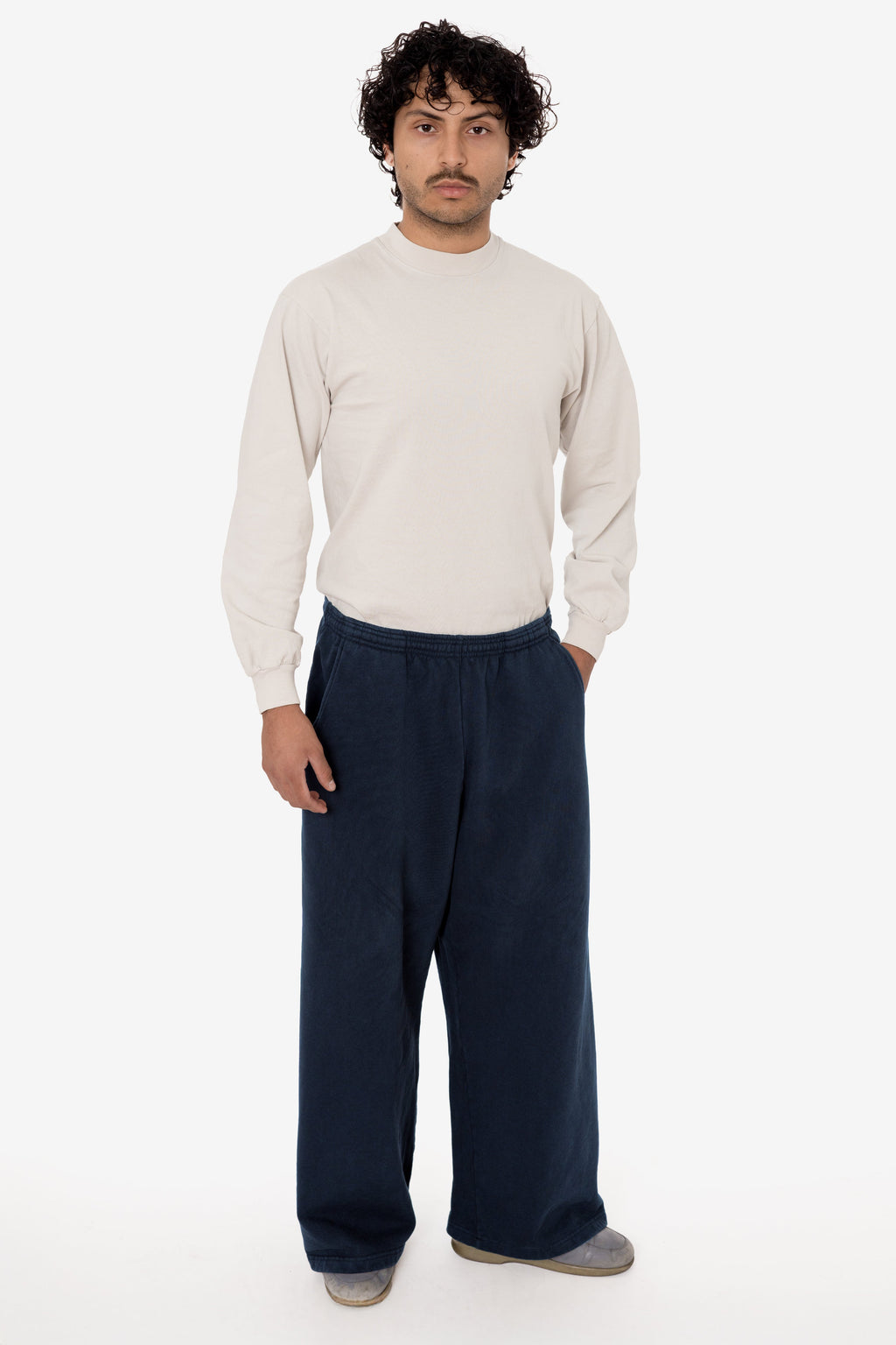 HF45GD - Heavy Fleece Extra Wide Mens Sweatpants