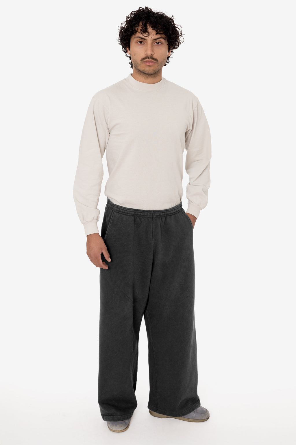 HF45GD - Heavy Fleece Extra Wide Mens Sweatpants