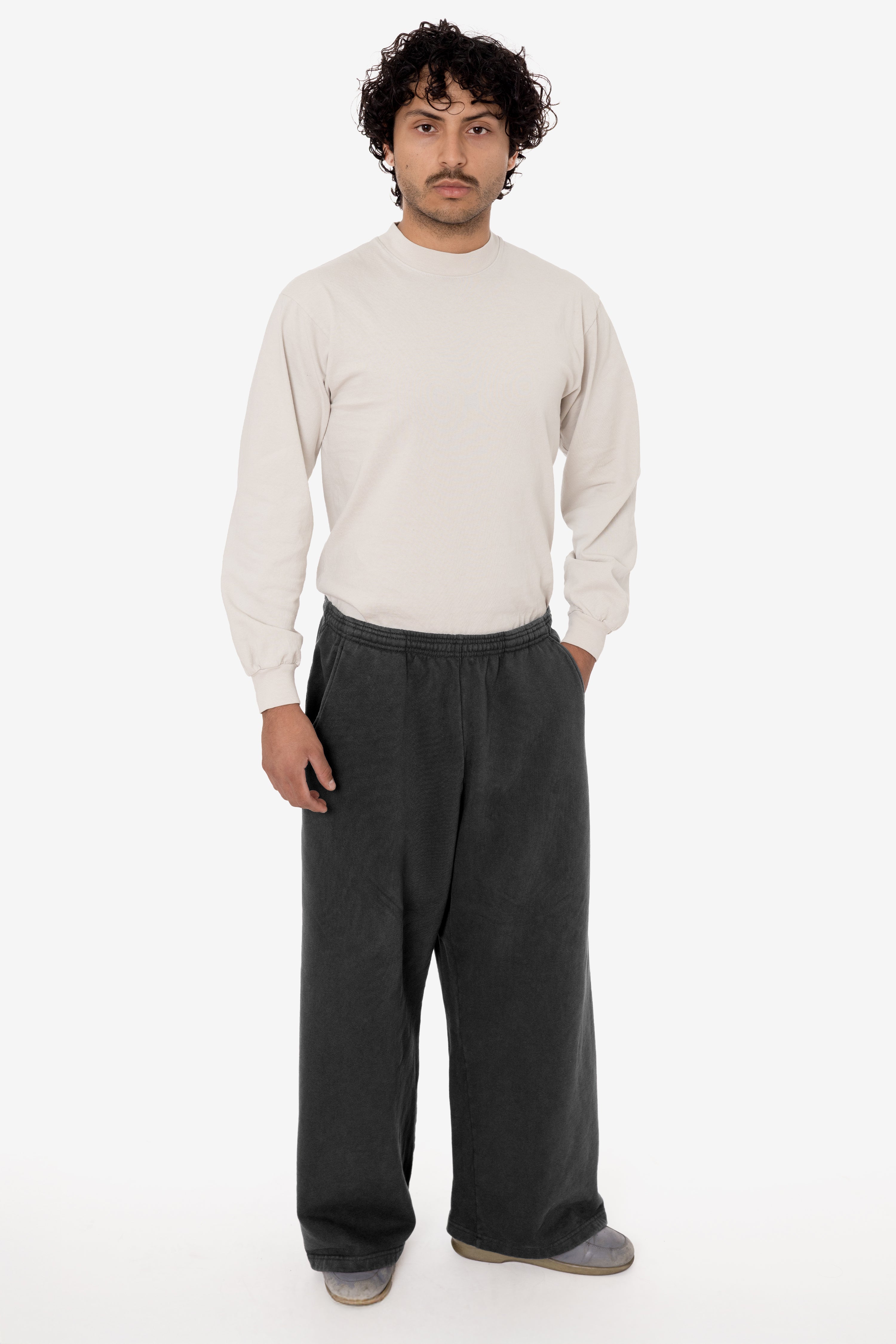 HF45GD - Heavy Fleece Extra Wide Mens Sweatpants