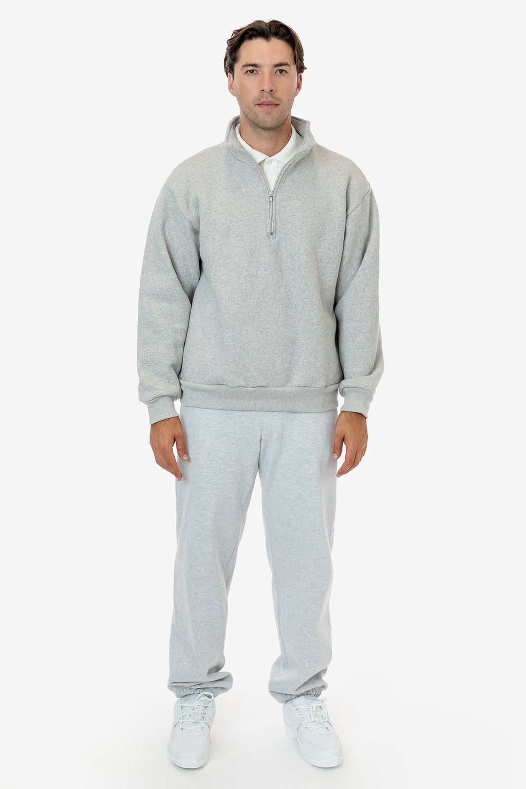 HFX428 - Unisex Heavy Fleece Half Zip Pullover (Piece Dye)