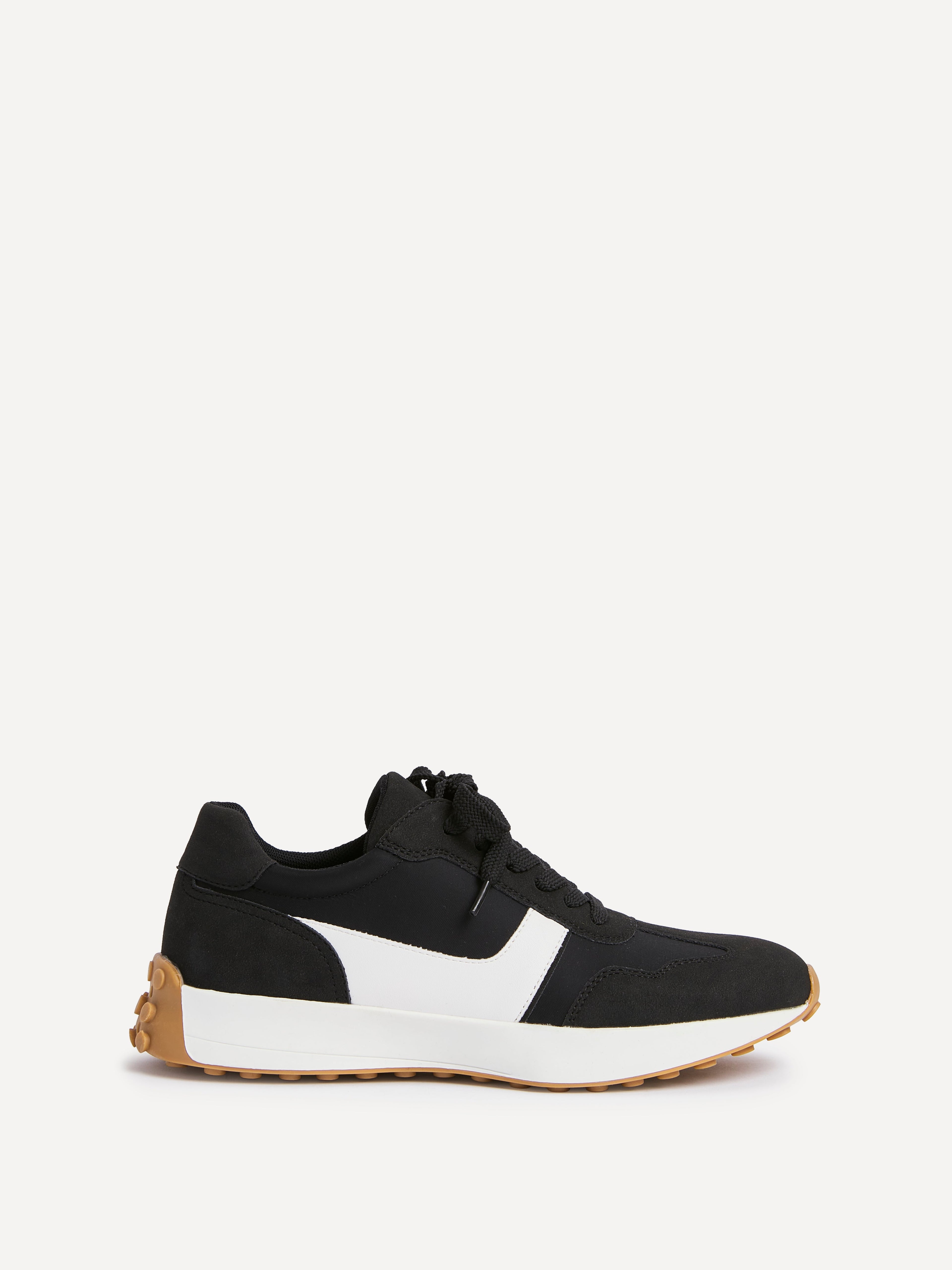 Hustle Black Suede Trainers
