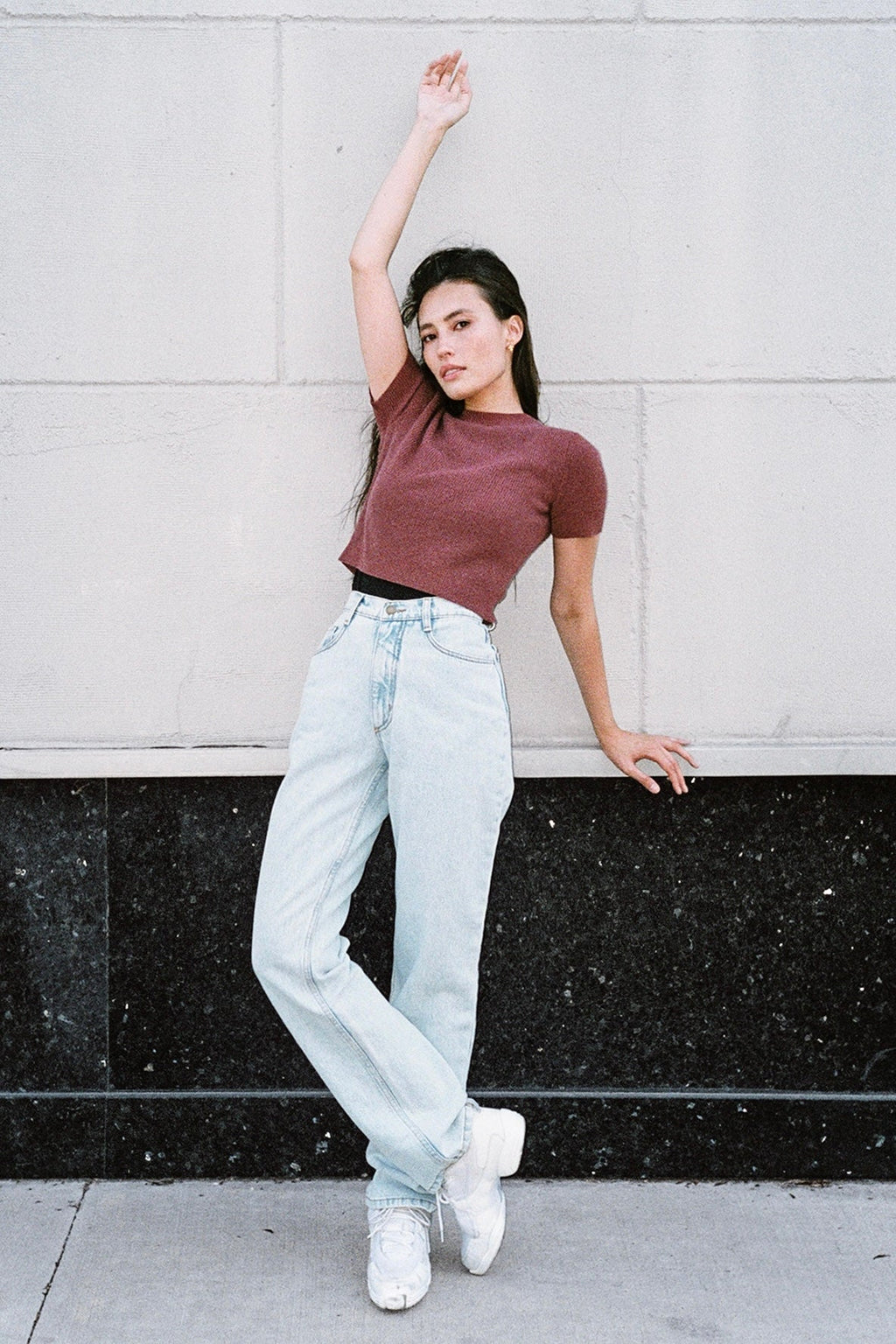 RDNW08 - Straight Leg High Waisted Jean