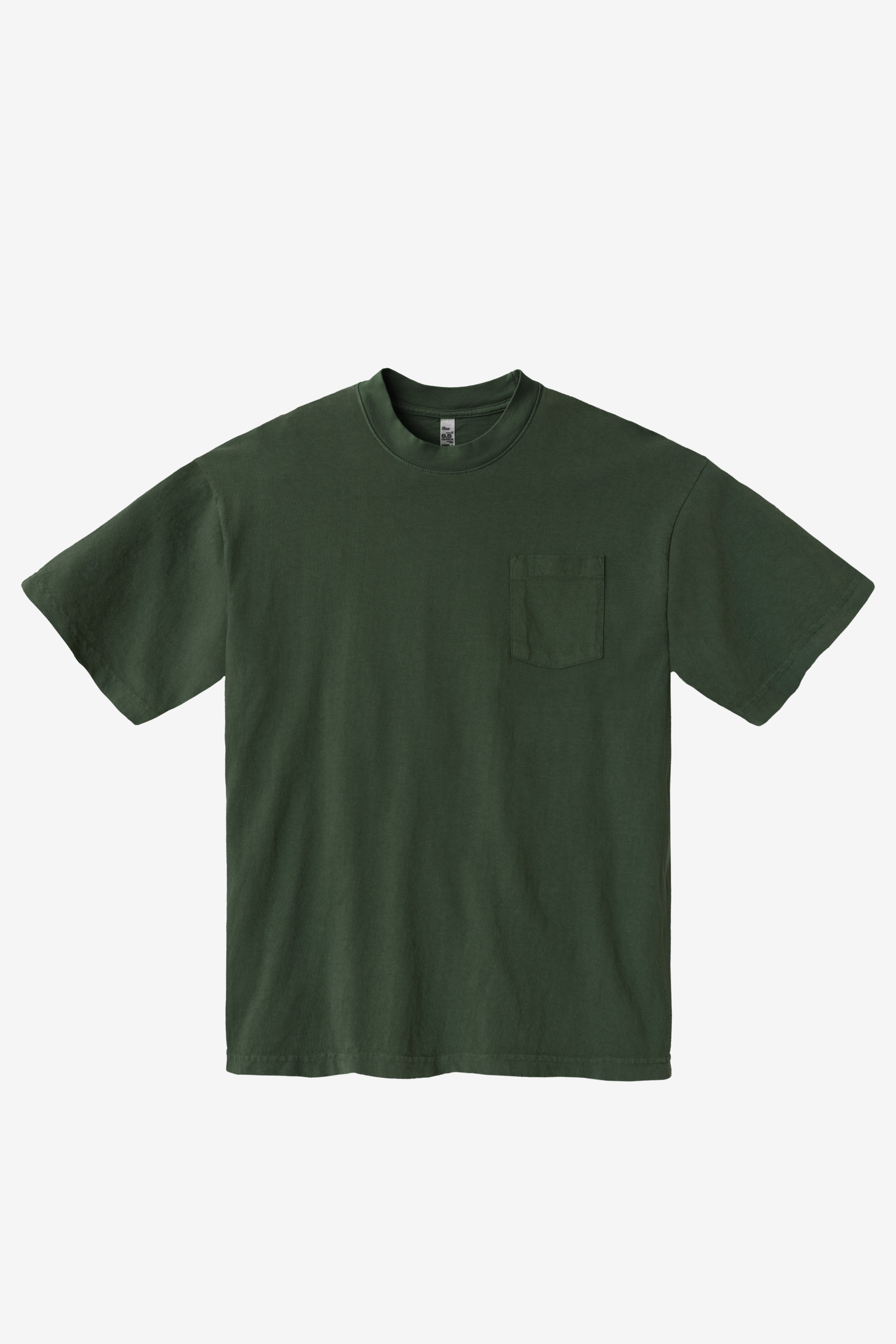 1809GD Unisex - Short Sleeve Garment Dye Pocket T-Shirt