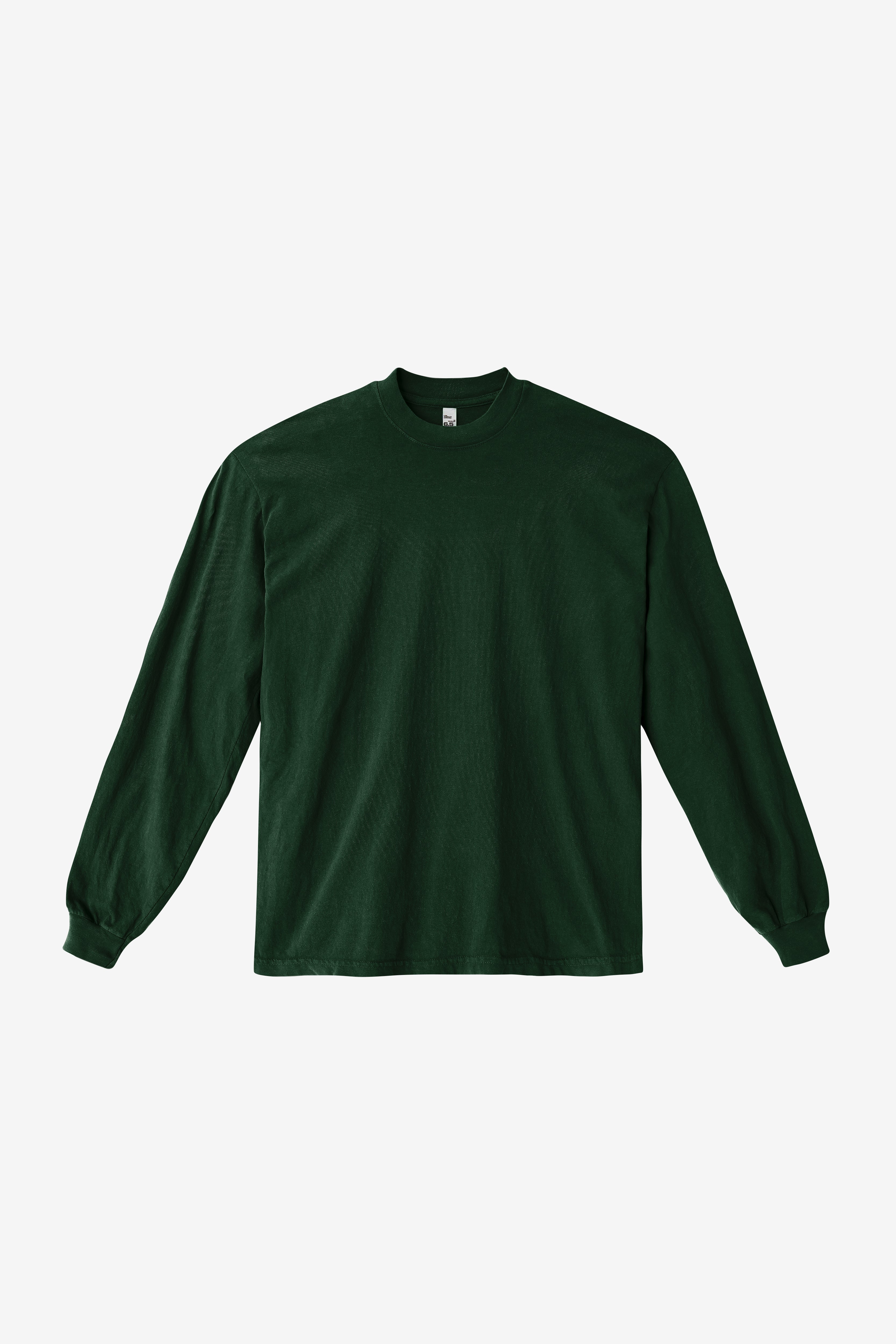 1807GD Mix - 6.5oz Long Sleeve Garment Dye Crew Neck T-Shirt