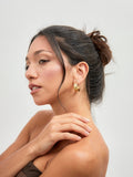 Spirit Gold Large Hoop Earrings