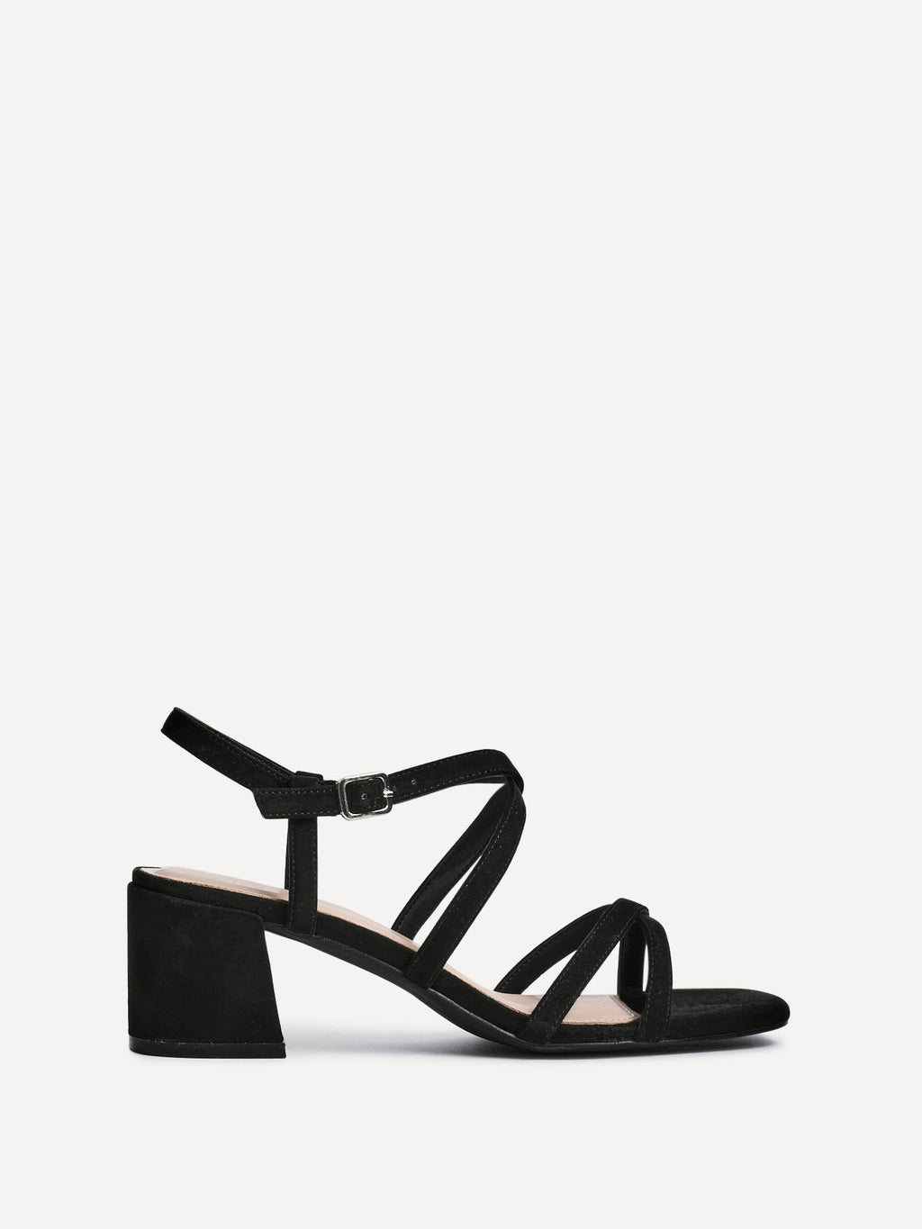Jovanna Black Strappy Heeled Sandals