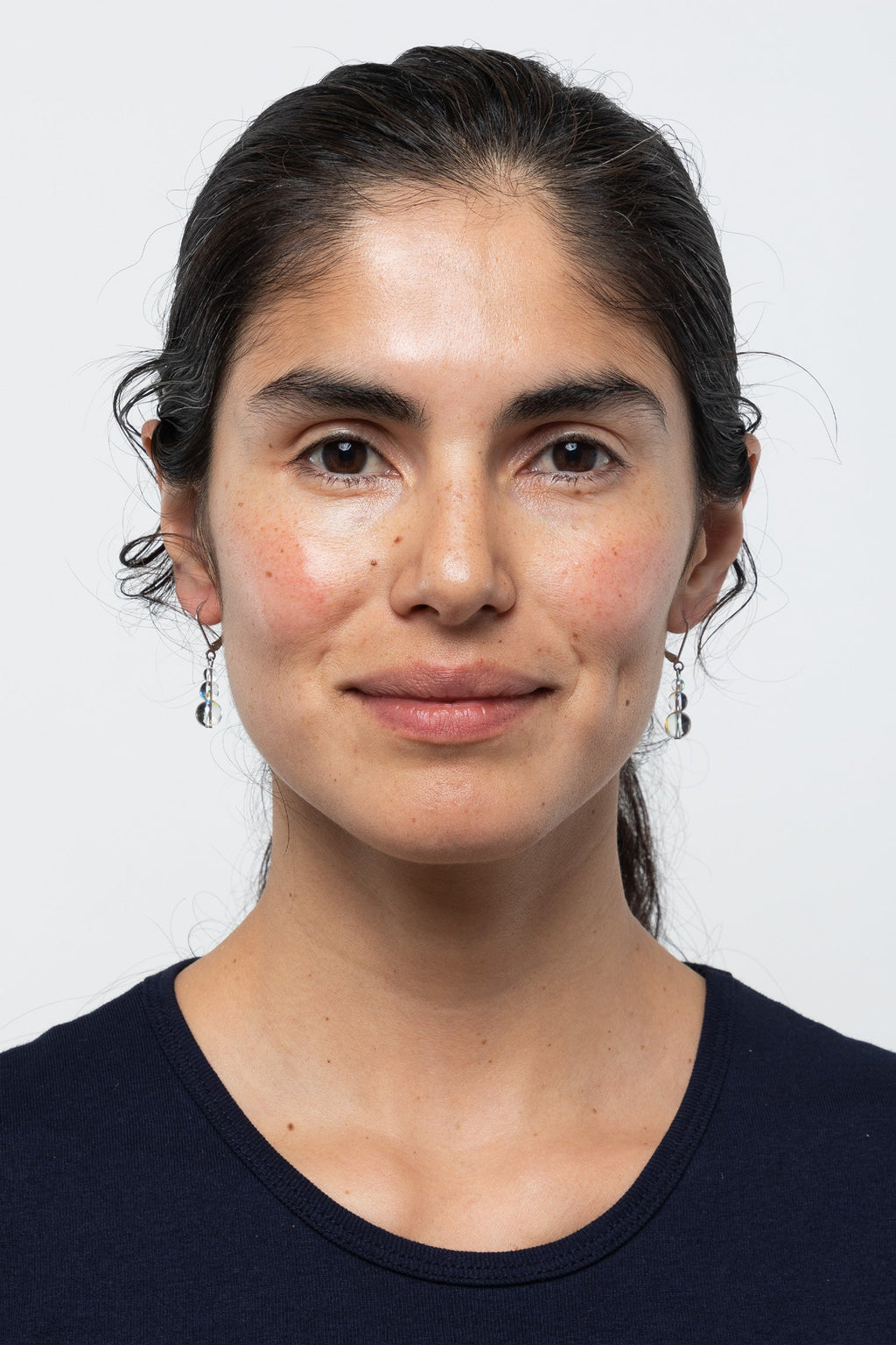 JWLIGD - Iridescent Glass Drop Earrings