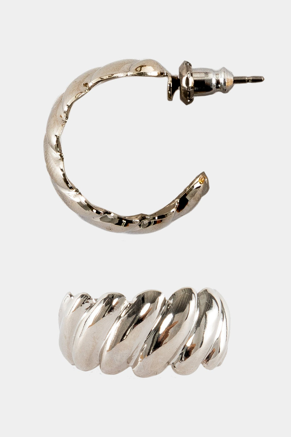 JWLMC - Croissant Hoop Earrings
