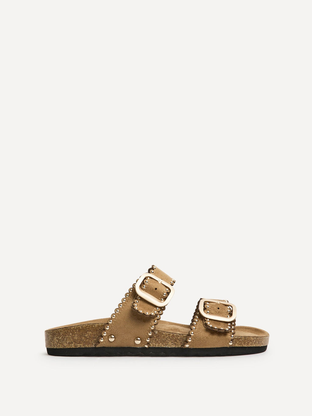 Kelsie Mocha Double Buckle Sandals