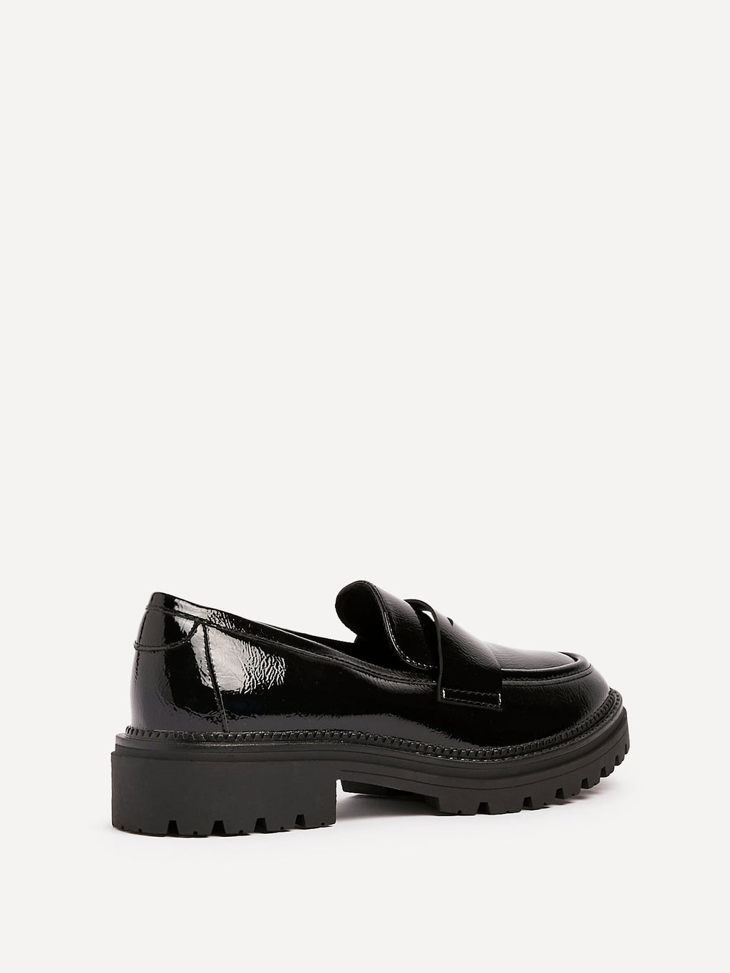 Lesson Black Patent Chunky Loafers