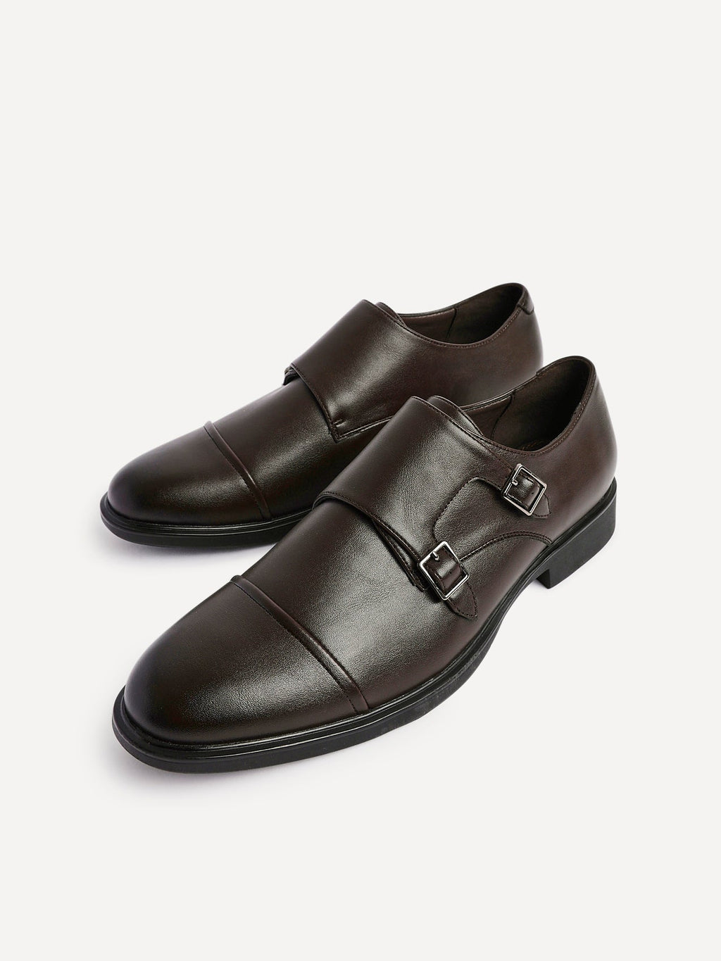 Marcello Mens Brown Faux Leather Shoes