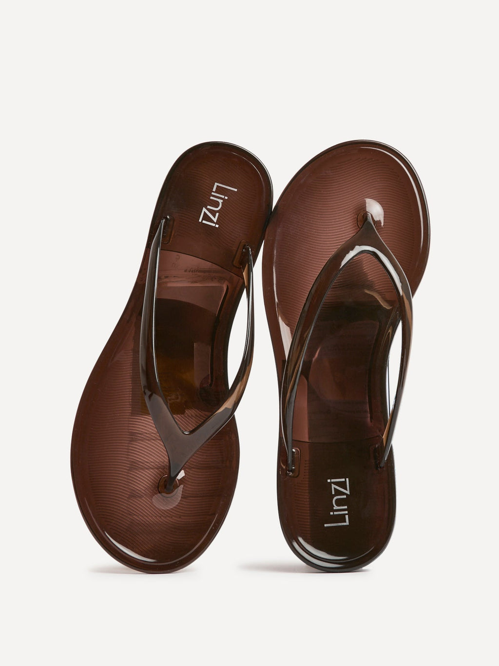 Marine Brown Jelly Flip Flops