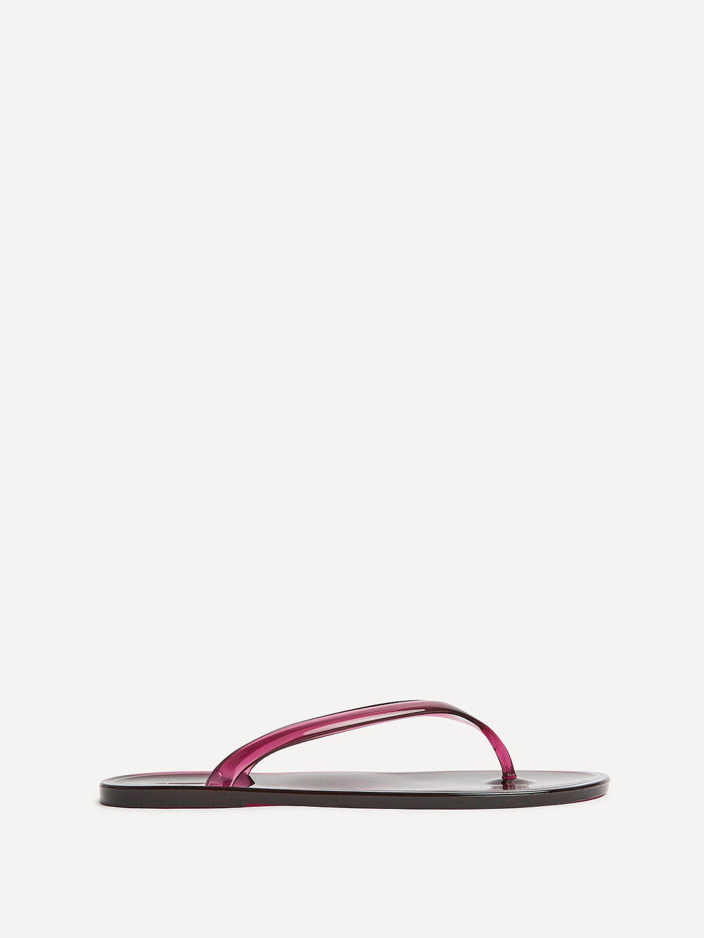 Marine Burgundy Jelly Flip Flops