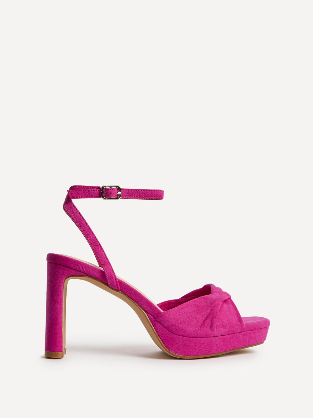 Mavie Fuchsia Platform Heeled Sandals