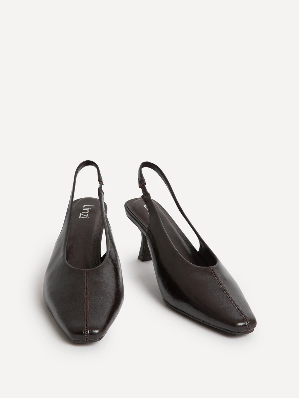 Method Brown Square Toe Court Heels