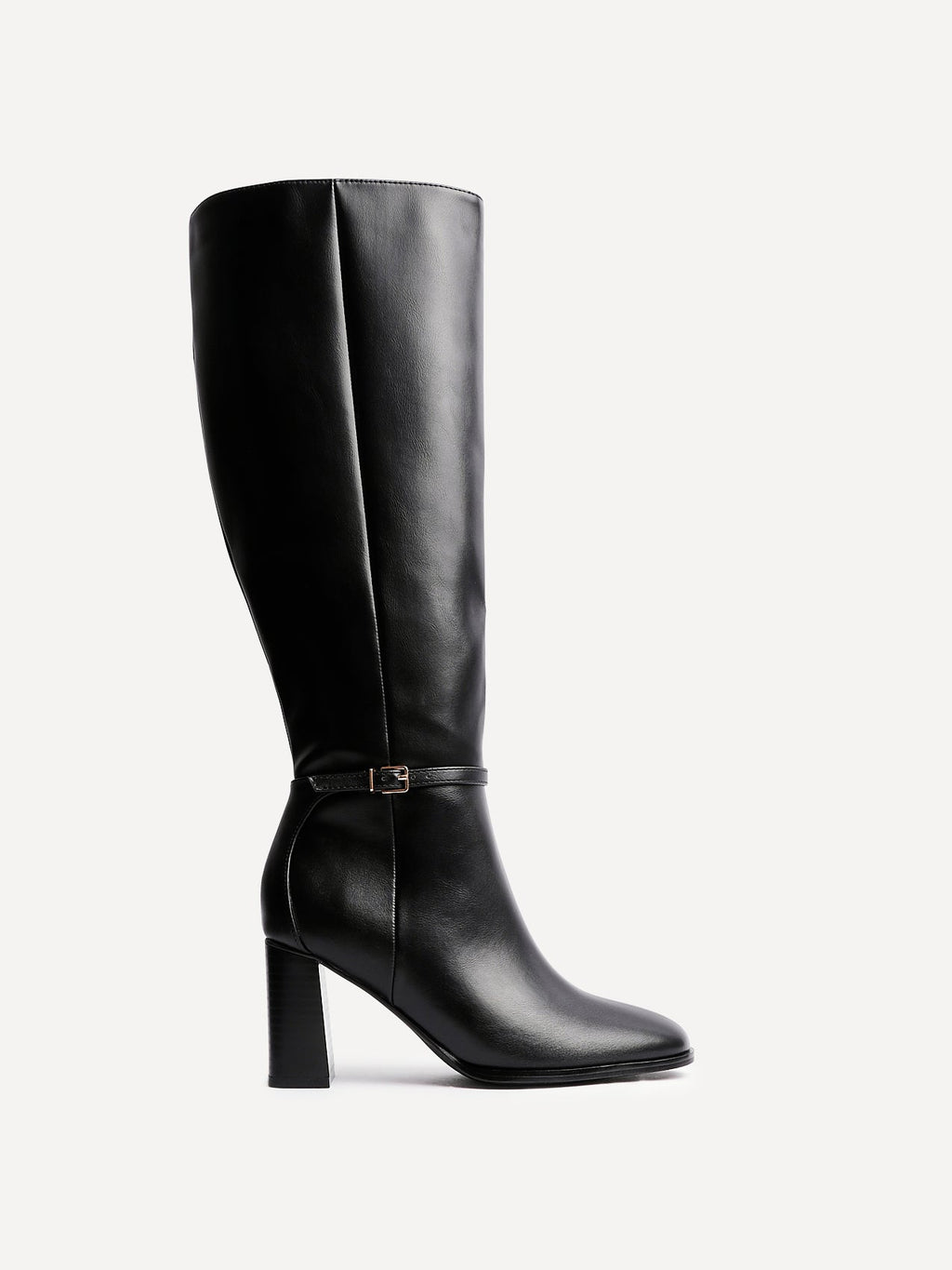 Midtown Black Long Heeled Boots