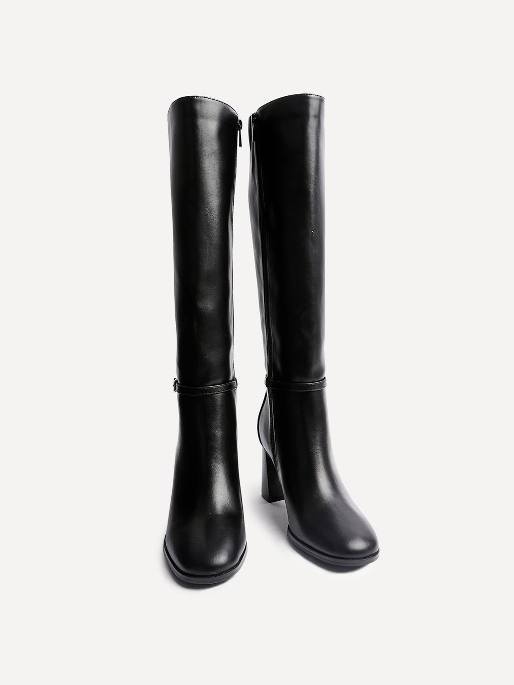 Midtown Black Long Heeled Boots